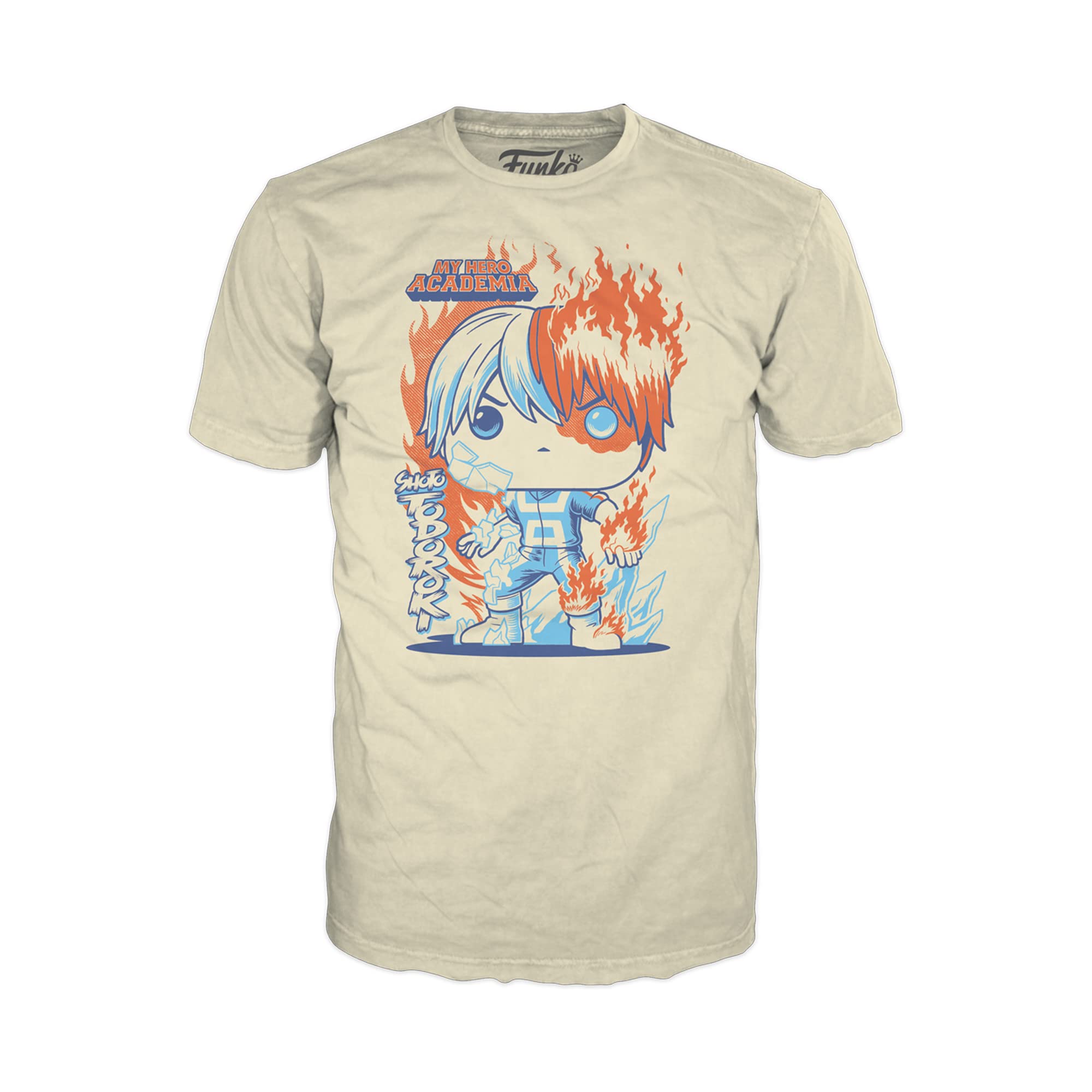 Funko Boxed Tee: My Hero Academia (MHA) - (MHA) - Todoroki - Extra Large - (XL) - T-Shirt - Clothes - Gift Idea - Short Sleeve Top for Adults Unisex Men and Women - Official Merchandise Fans