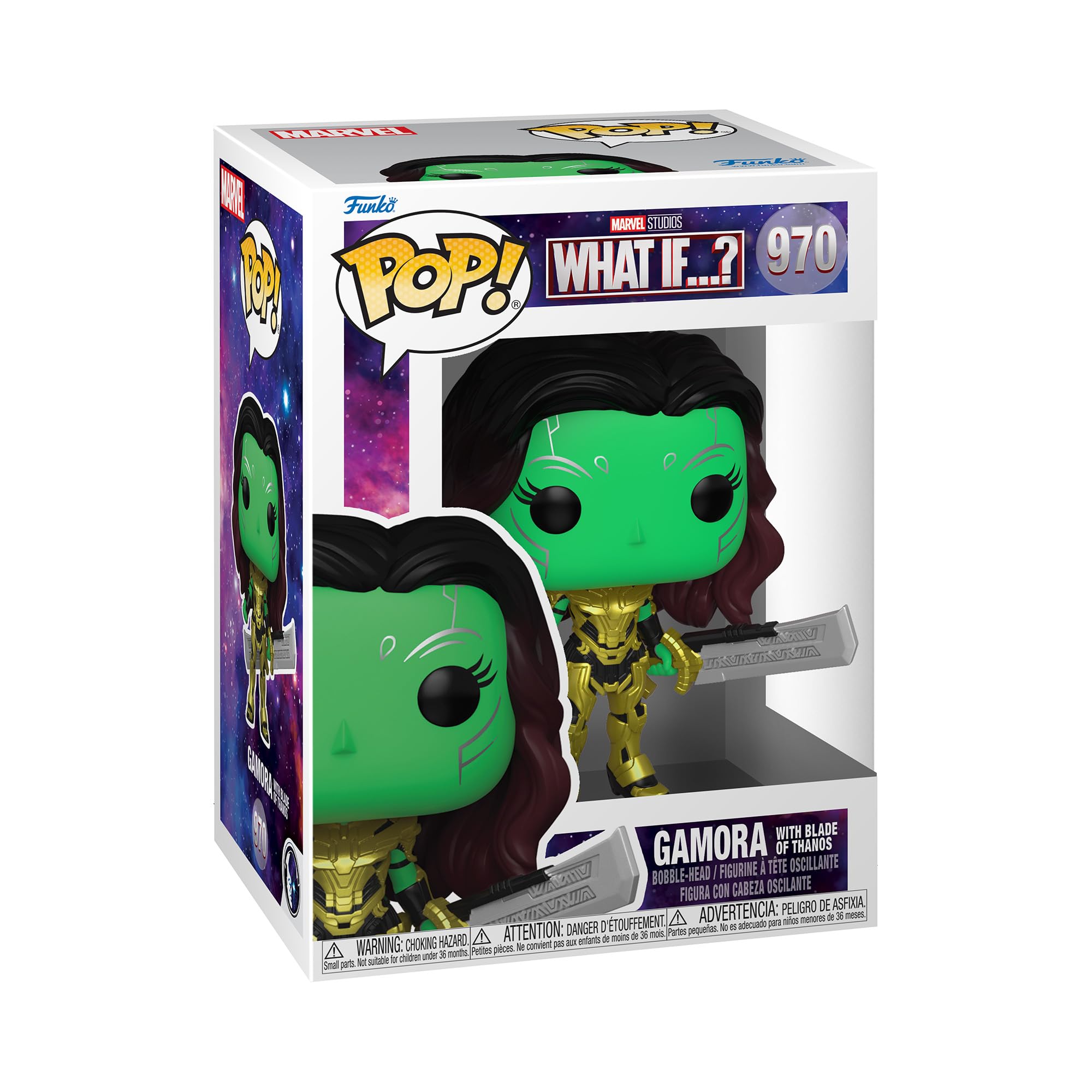 Funko POP! Marvel - the Mantle - What If - Gamora With Blade Of Thanos - Marvel What If - Collectable Vinyl Figure - Gift Idea - Official Merchandise - Toys for Kids & Adults - TV Fans