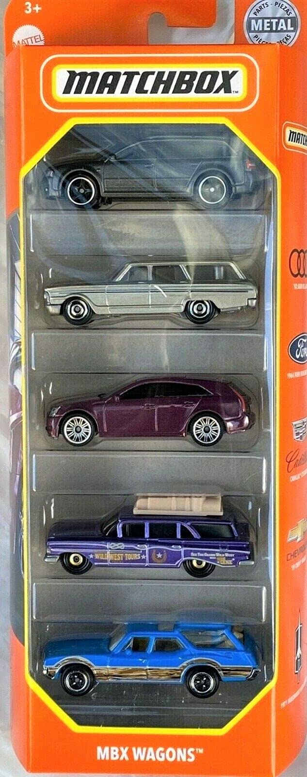 Matchbox MBX Wagons 5 Pack Set (1:64 Scale)