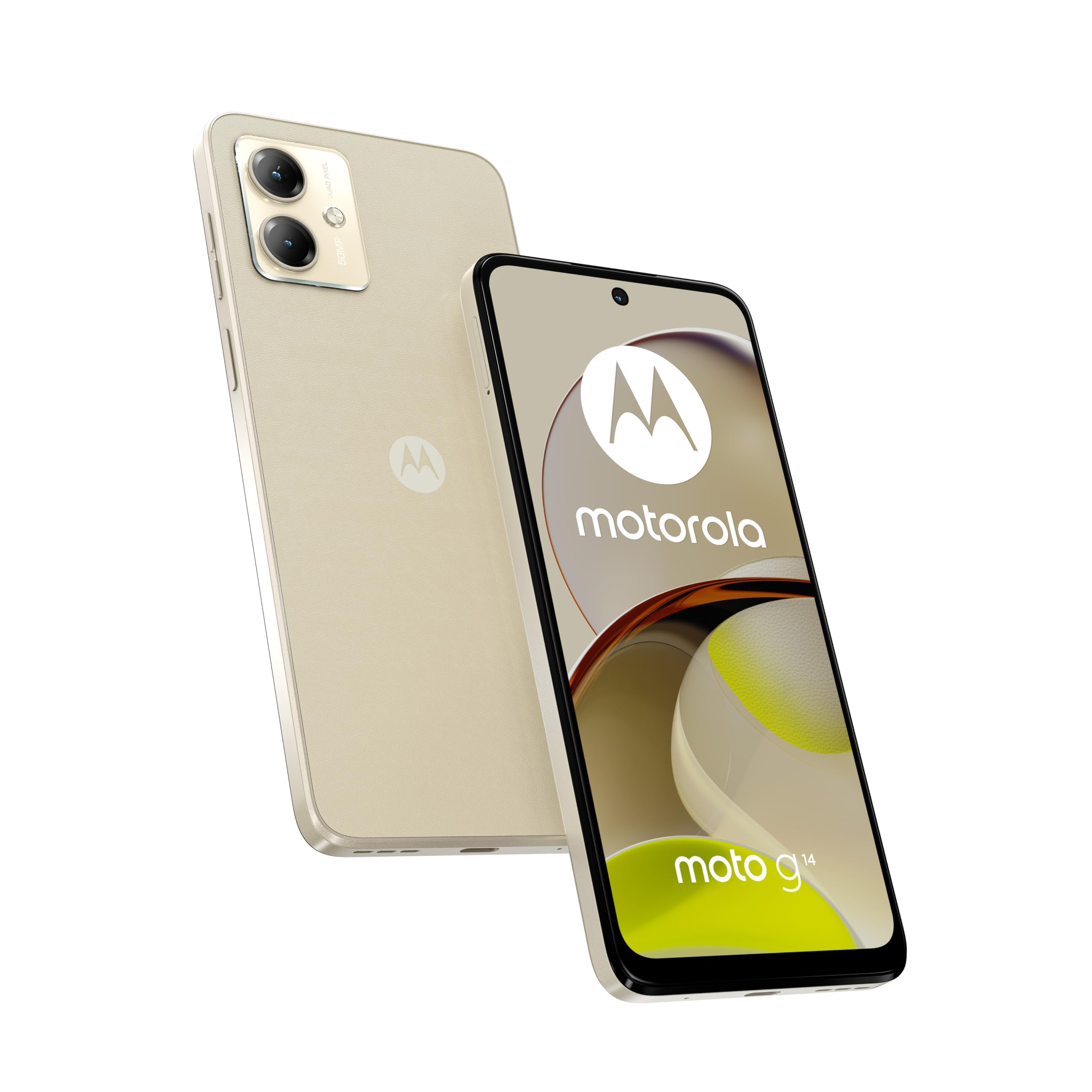 Motorola Smartphones Moto G14 4+128 Butter CreamVeganLeather