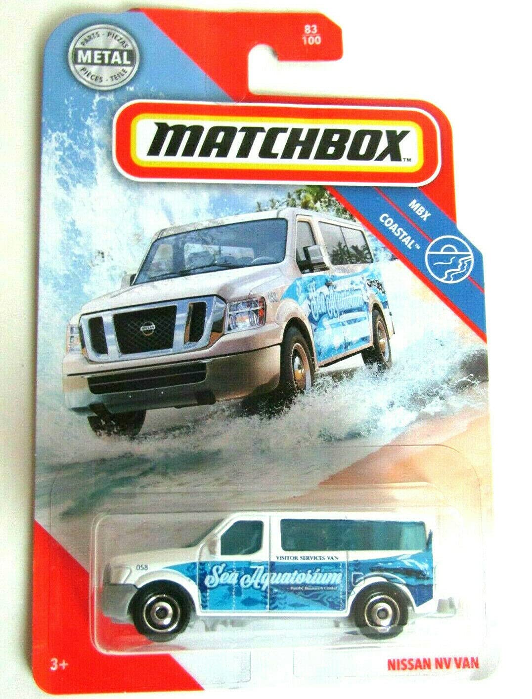 Matchbox Nissans NV Van, MBX Coastal 83/100 White