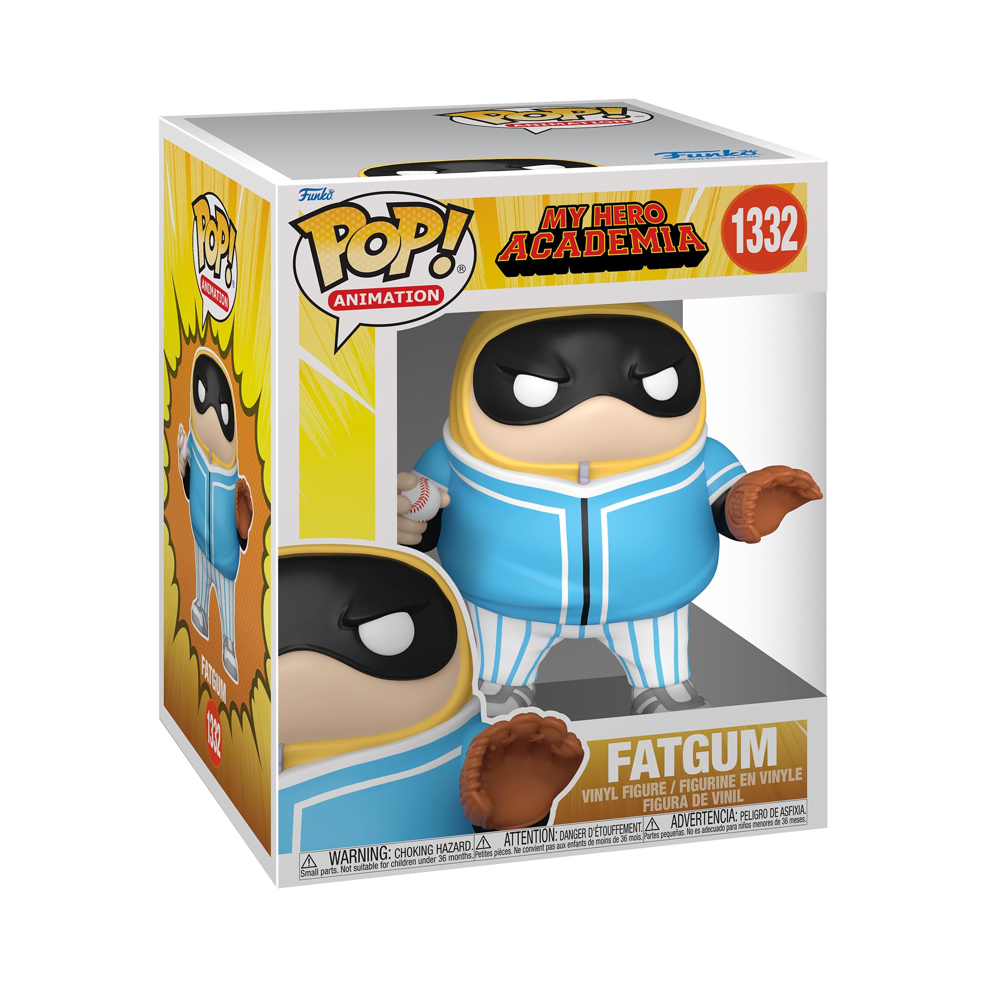 Funko POP! Super: MHA HLB - Fat Gum - (baseball) - My Hero Academia - Collectable Vinyl Figure - Gift Idea - Official Merchandise - Toys for Kids & Adults - Anime Fans - Model Figure for Collectors