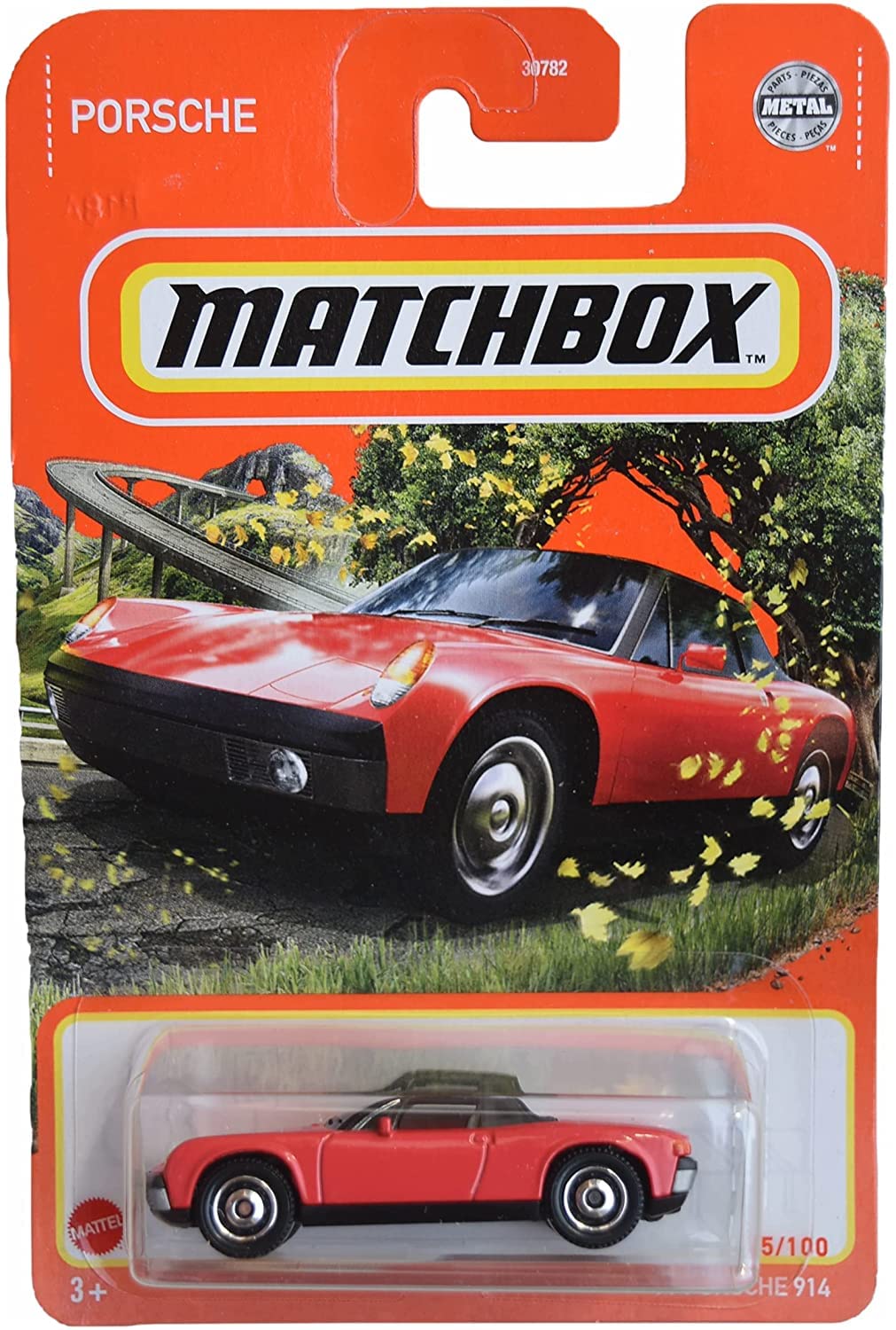 Matchbox '71 Porsche 914, [red] 45/100 red