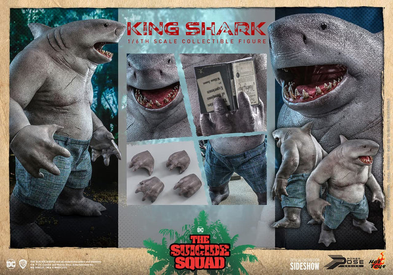 Hot Toys 1:6 King Shark - The Suicide Squad, Blue