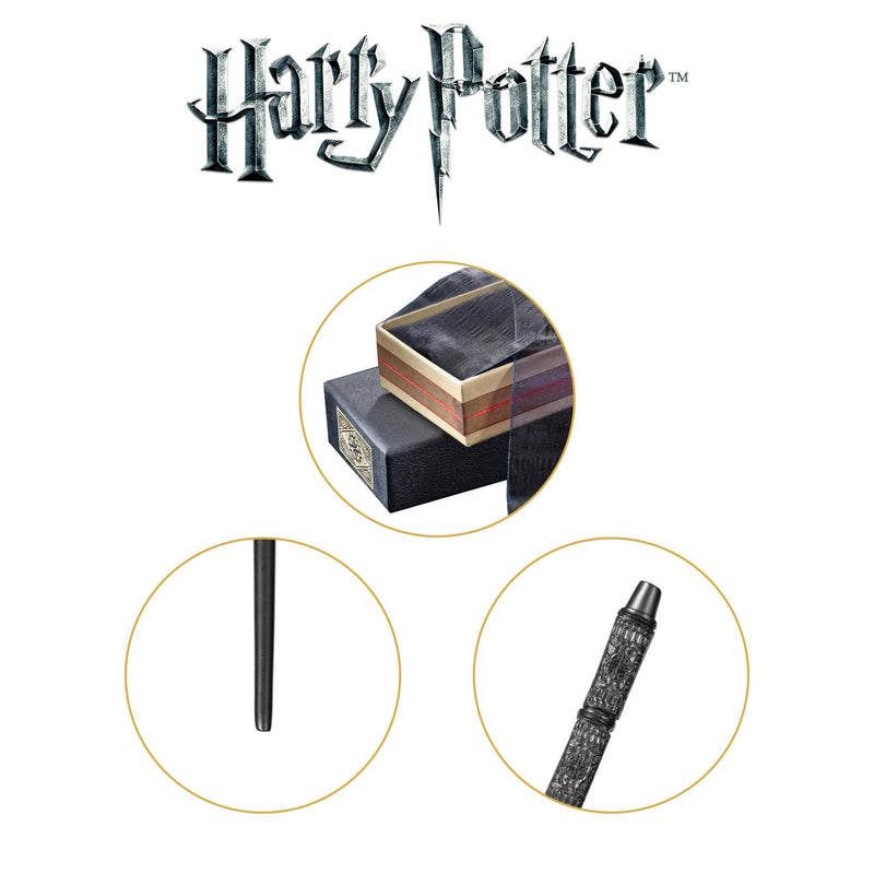 The Noble Collection Professor Snape Wand in Ollivanders Wand Box - 13 inch long - Harry Potter Film Set Movie Props Wands