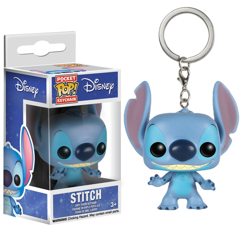 Funko Pocket Pop! Keychain: Disney - Stitch - Disney: Lilo & Stitch Novelty Keyring - Collectable Mini Figure - Stocking Filler - Gift Idea - Official Merchandise - Movies Fans - Backpack Decor