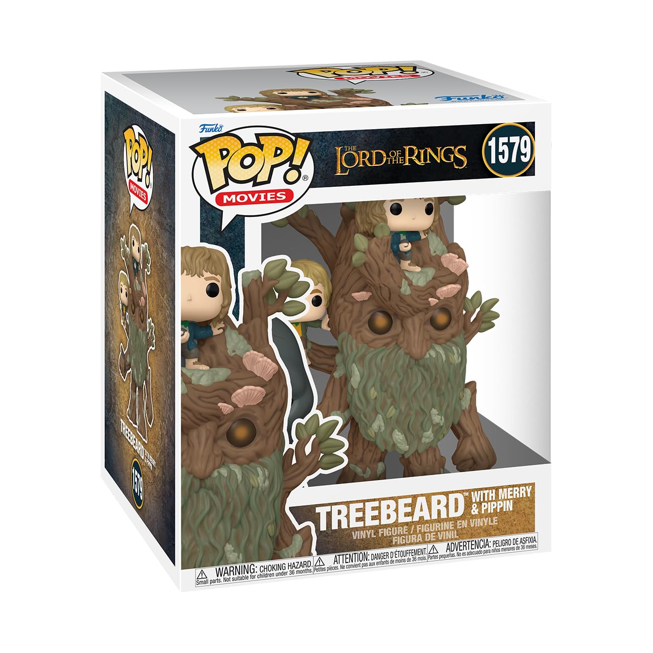 Funko Pop! Super: LOTR - Pippin Took - Treebeard With Mary & Pip - Lord Of the Rings - Collectable Vinyl Figure - Gift Idea - Official Merchandise - Toys for Kids & Adults - Movies Fans