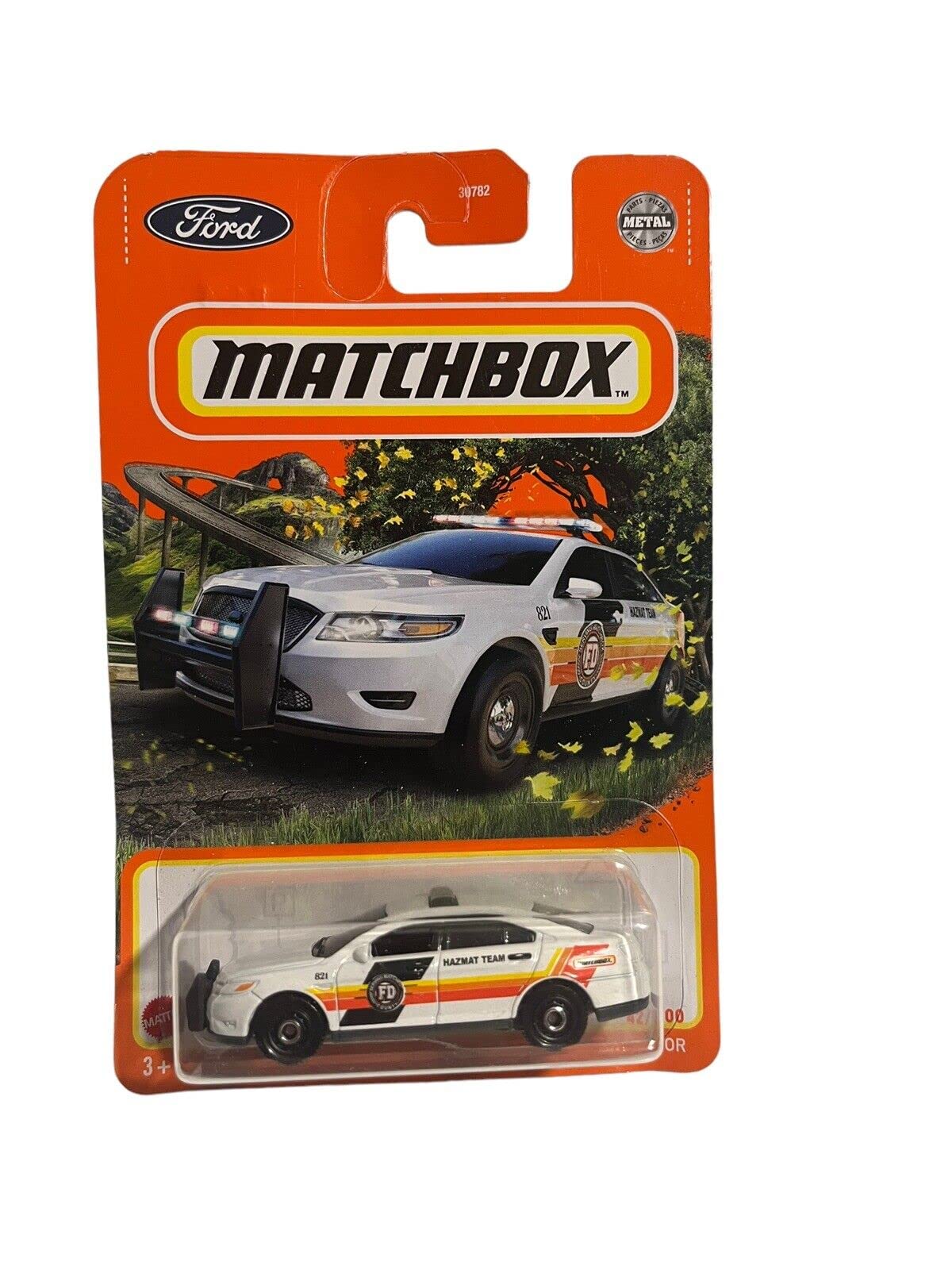 Matchbox Ford Police Interceptor 42/100 (White)