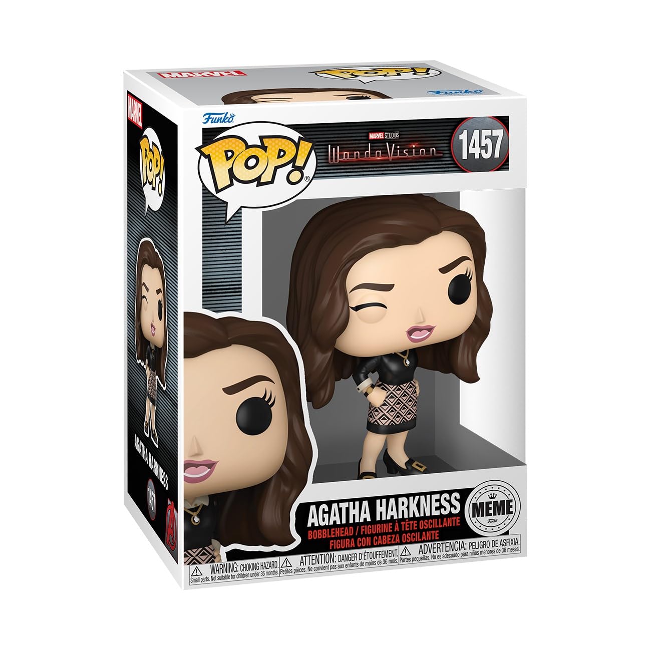 Funko Pop! TV: Meme – Agatha Harkness - WandaVision - Collectable Vinyl Figure - Gift Idea - Official Merchandise - Toys for Kids & Adults - TV Fans - Model Figure for Collectors and Display