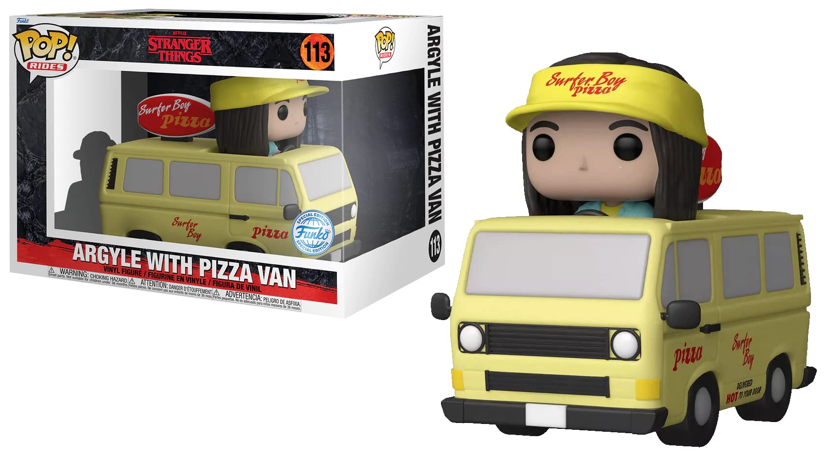 Pop! Rides Stranger Things 113 Argyle with Pizza Van Special Edition