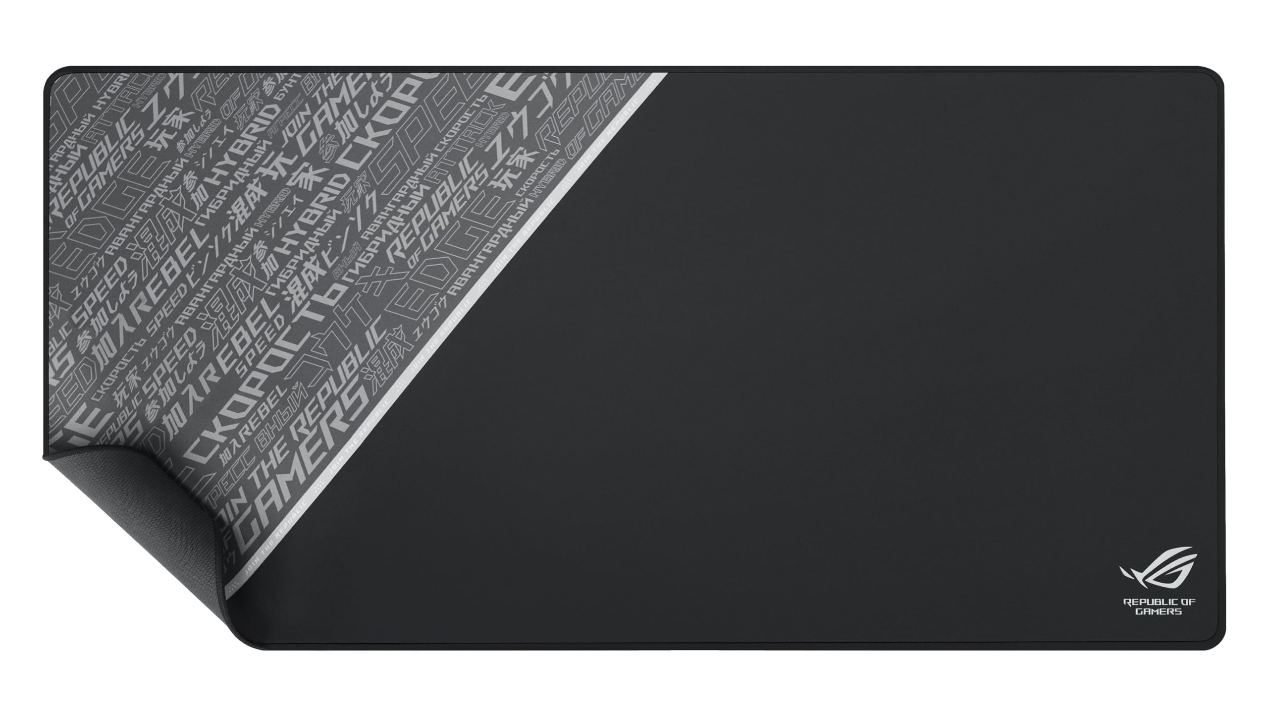 ASUS ROG Sheath BLK LTD Extra-Large Size extended gaming mouse pad with Anti-Fray Stitching, and Non-Slip Base