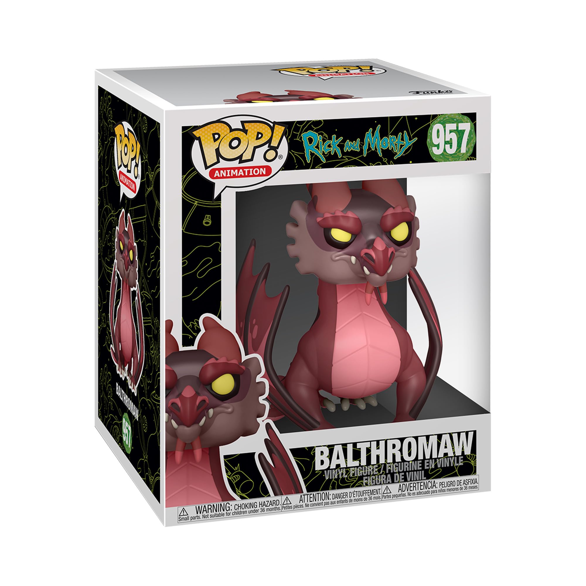 Funko POP! Super: Rick & Morty - Balthrowmaw - Balthromaw Rick and Morty 6 - Collectable Vinyl Figure - Gift Idea - Official Merchandise - Toys for Kids & Adults - TV Fans