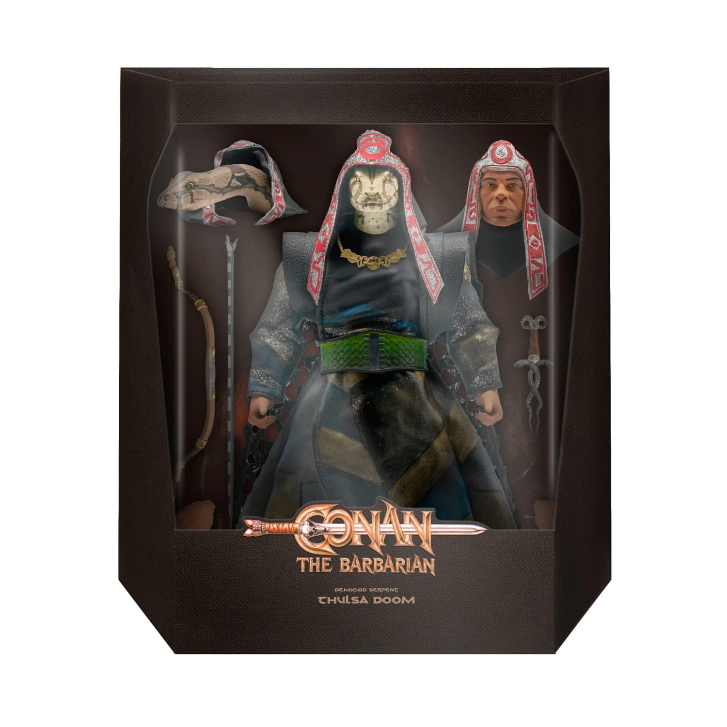 Super7 - The Barbarian ULTIMATES! Wave 3 Figure Thulsa Doom (Demigod Serpant)