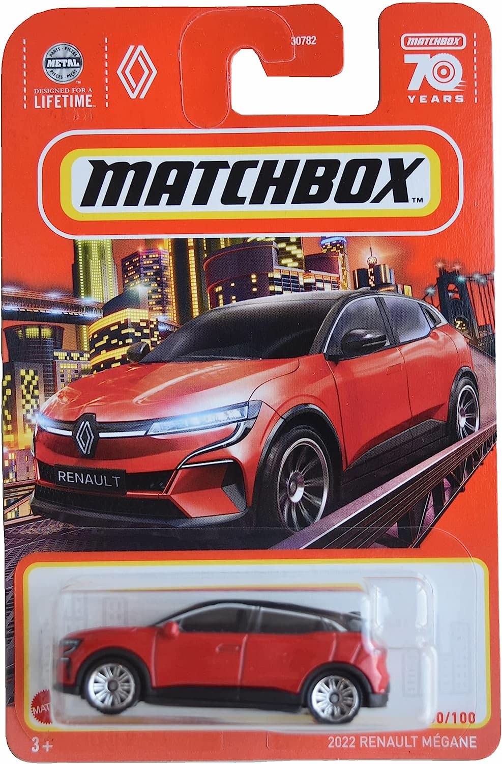 Matchbox 2022 Renault Megane, 70 Years 100/100