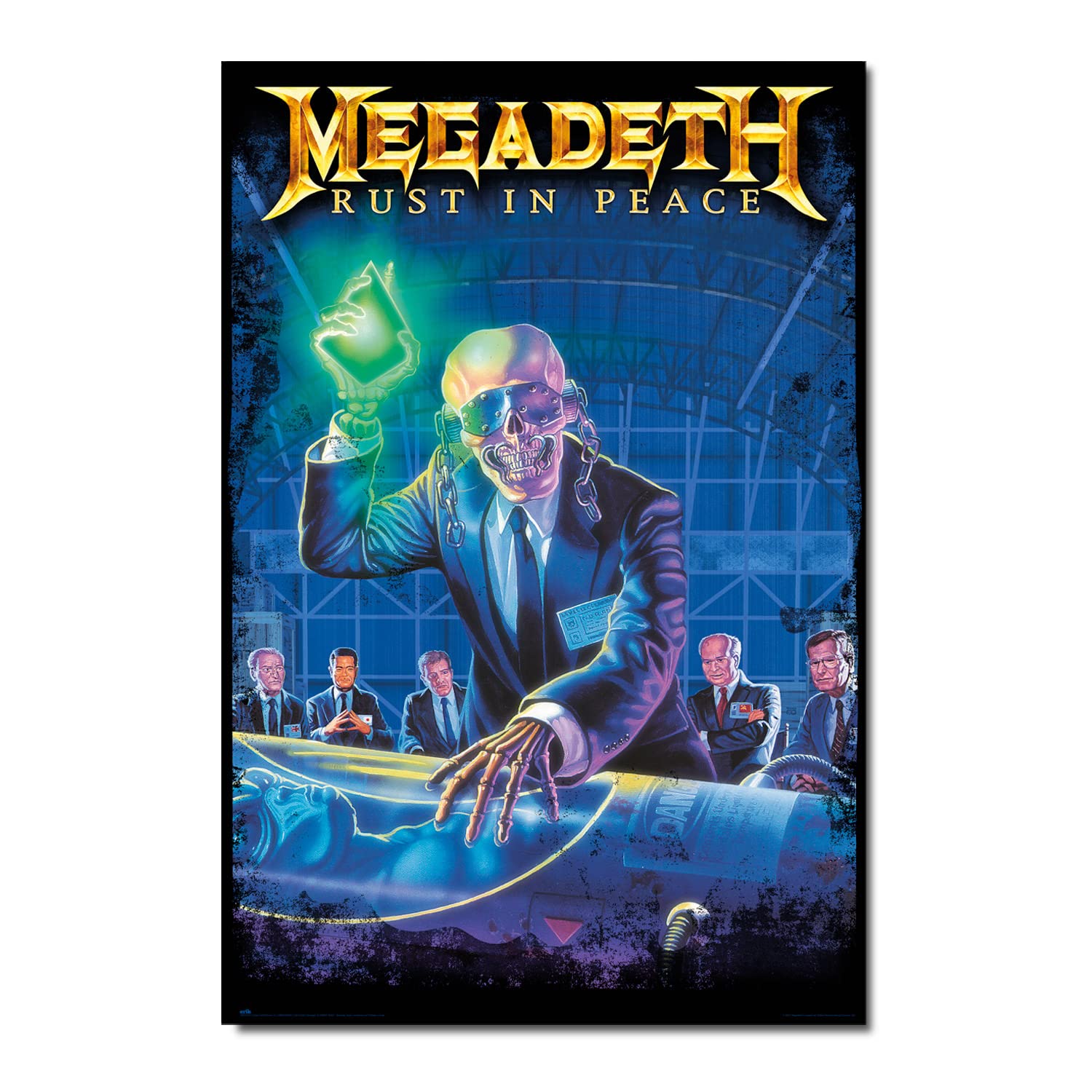 Grupo Erik Megadeth Rust In Peace Poster - 36 x 24 inches / 91.5 x 61 cm - Shipped Rolled Up - Cool Posters - Art Poster - Posters & Prints - Wall Posters