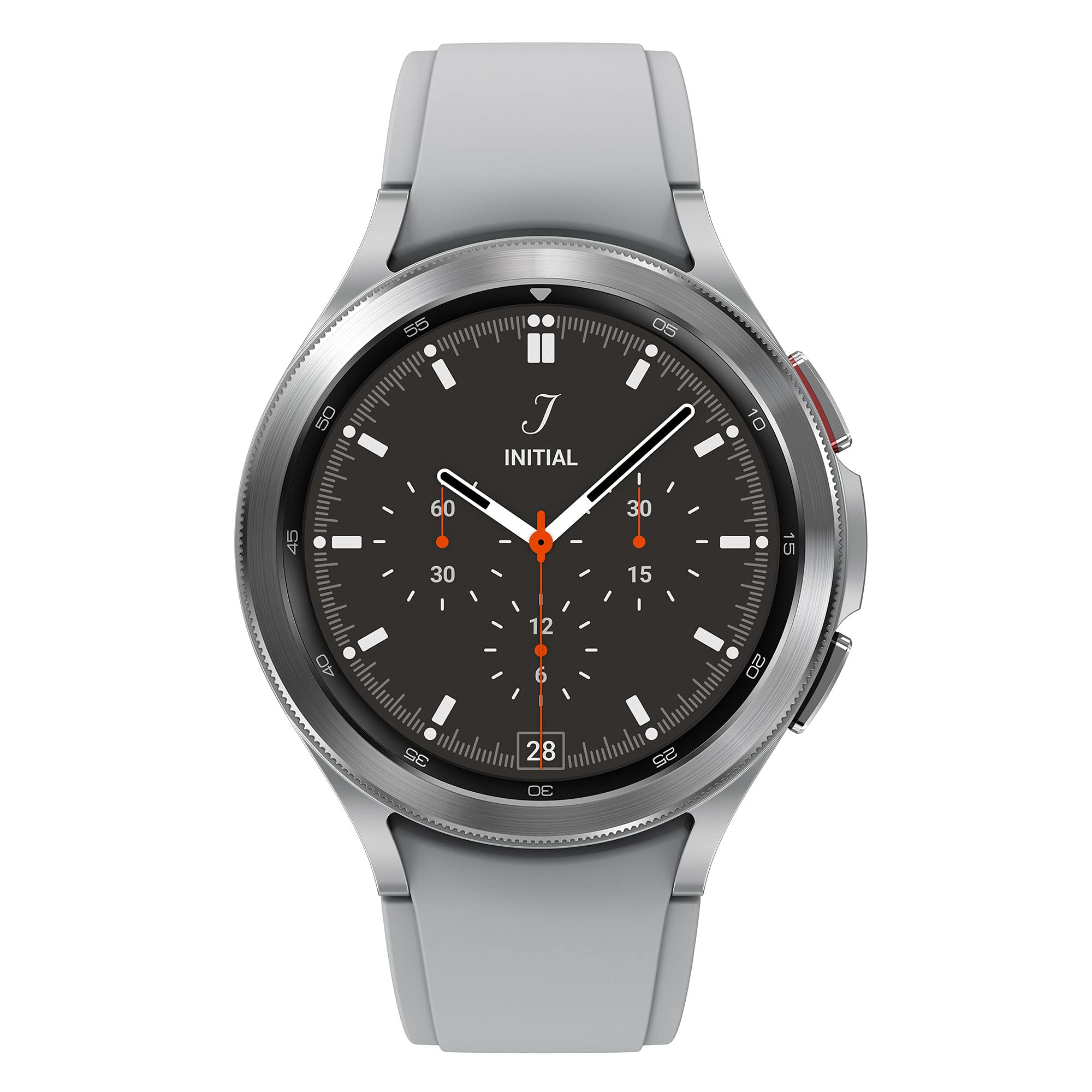 Samsung Galaxy Watch4 Classic 46mm 4G LTE Smart Watch, Rotating Bezel, 3 Year Manufacturer Warranty, Silver (UK Version)