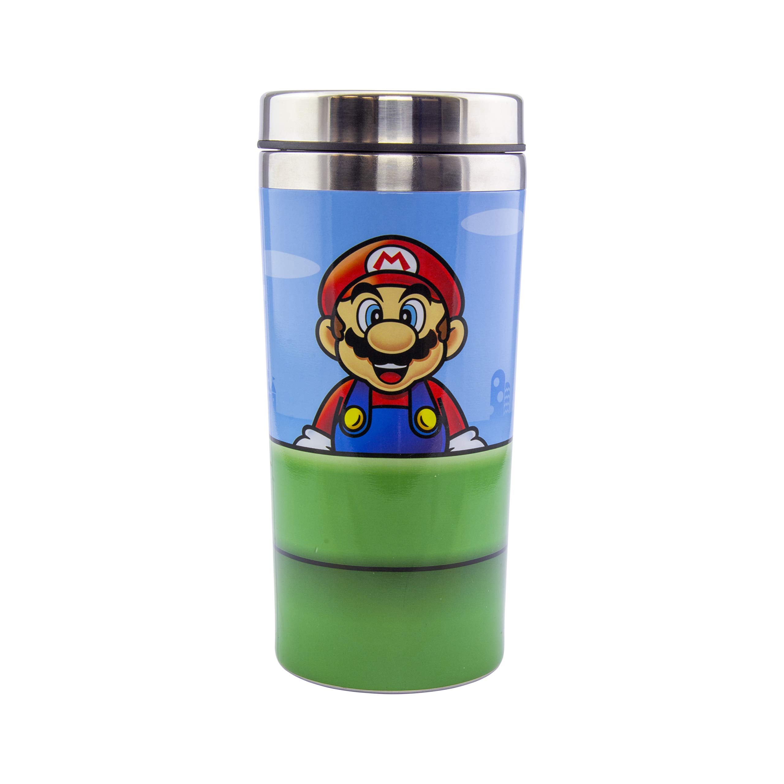 Super Mario Warp Pipe Travel Mug - 450 ml Stainless Steel - Officially Licensed Nintendo Merchandise