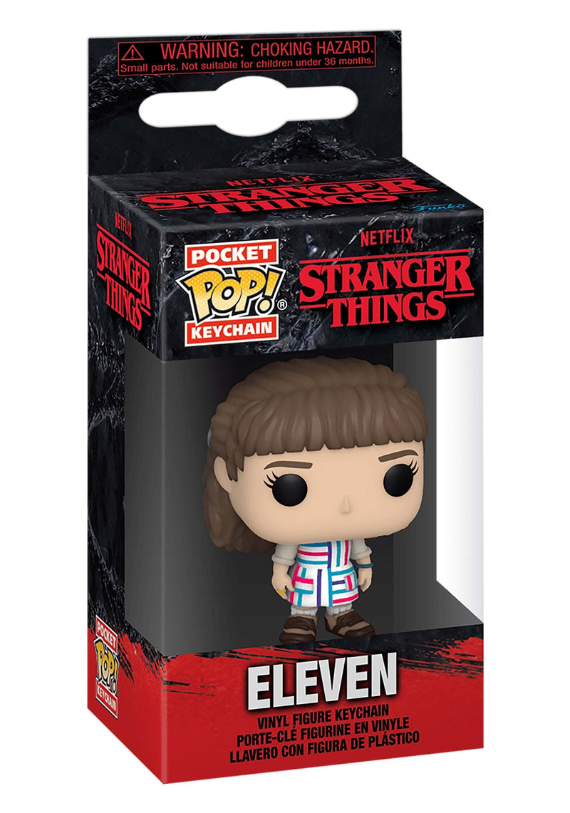 Funko POP! Keychain: Stranger Things - Eleven Novelty Keyring - Collectable Mini Figure - Stocking Filler - Gift Idea - Official Merchandise - TV Fans - Backpack Decor