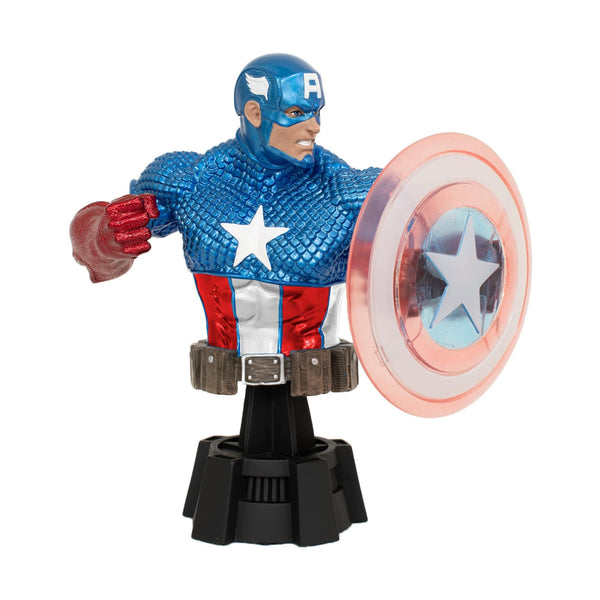 DIAMOND SELECT TOYS - MARVEL CAPTAIN AMERICA HOLO SHIELD BUST