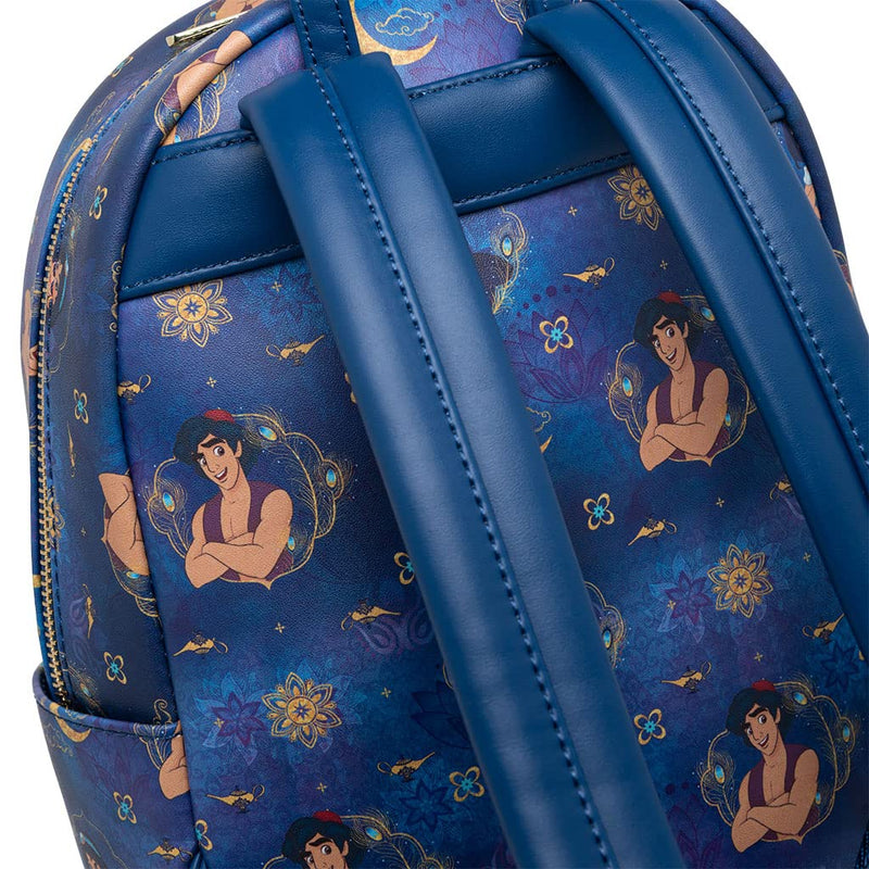 Loungefly Disney Aladdin and Jasmine Double Strap Shoulder Bag Purse