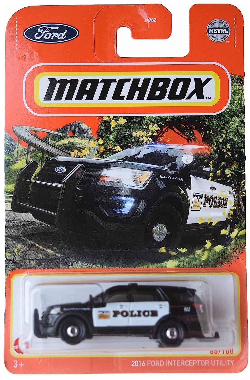 Matchbox 2016 Ford Interceptor Utility, [Black] 65/100