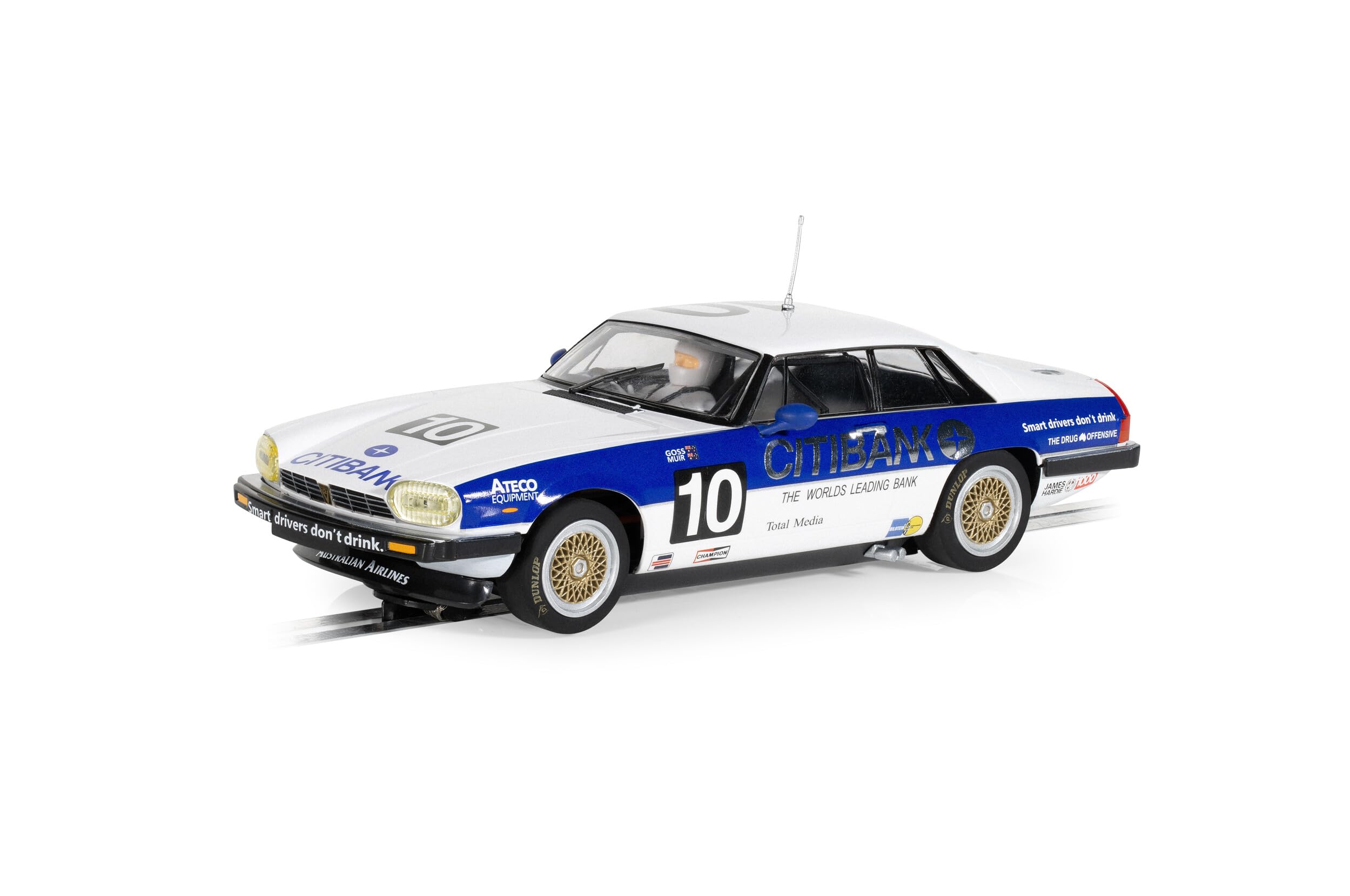 Scalextric Cars - C4400 Jaguar XJS - 1986 Bathurst 1000 - Goss & Muir - Toy Slot Car for use Race Tracks or Set - Small Kids Gift Ideas for Boy/Girl Ages 5 Accessories