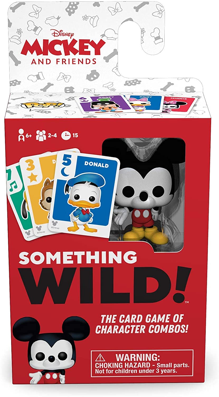 Funko Something Wild Family Card - Mickey & Friends Disney(Includes Collectable Mini POP!) Ideal For Children Ages 6 And Up - Fun For The Whole Family Board Game 49355