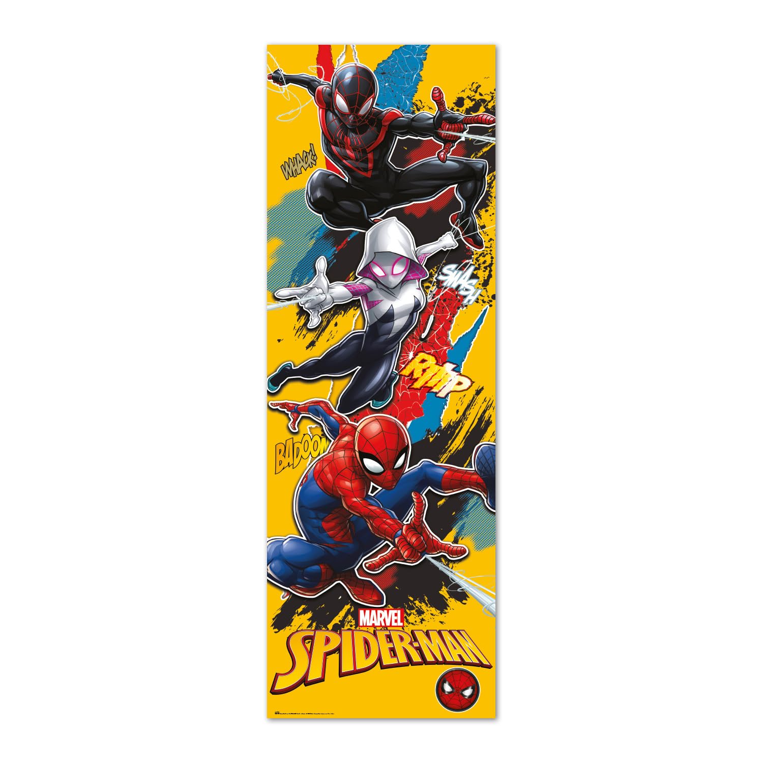 Grupo Erik Marvel Spiderman Poster - 20.8 x 62.2 inches / 53 x 158 cm - Shipped Rolled Up - Cool Posters - Art Poster - Posters & Prints - Door Posters