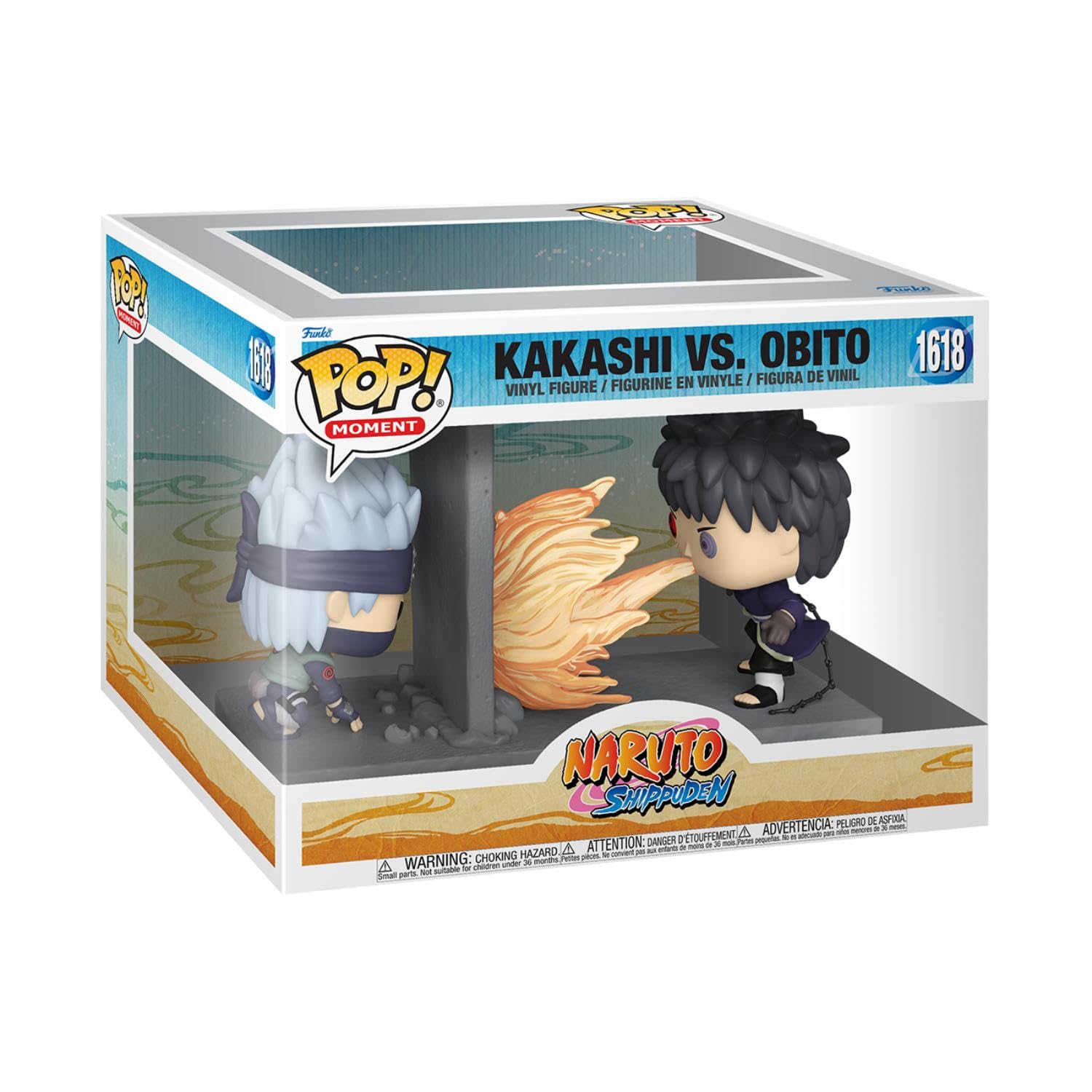 Funko Pop! Moment: Naruto - Kakashi Hatake Vs Obito - Naruto Shippuden - Collectable Vinyl Figure - Gift Idea - Official Merchandise - Toys for Kids & Adults - Anime Fans