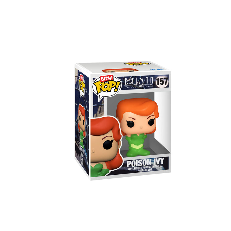 Funko Bitty POP! DC - Harley Quinn, the Joker, Poison Ivy and A Surprise Mystery Mini Figure - 0.9 Inch (2.2 Cm) - DC Comics Collectable - Stackable Display Shelf Included - Gift Idea - Cake Topper