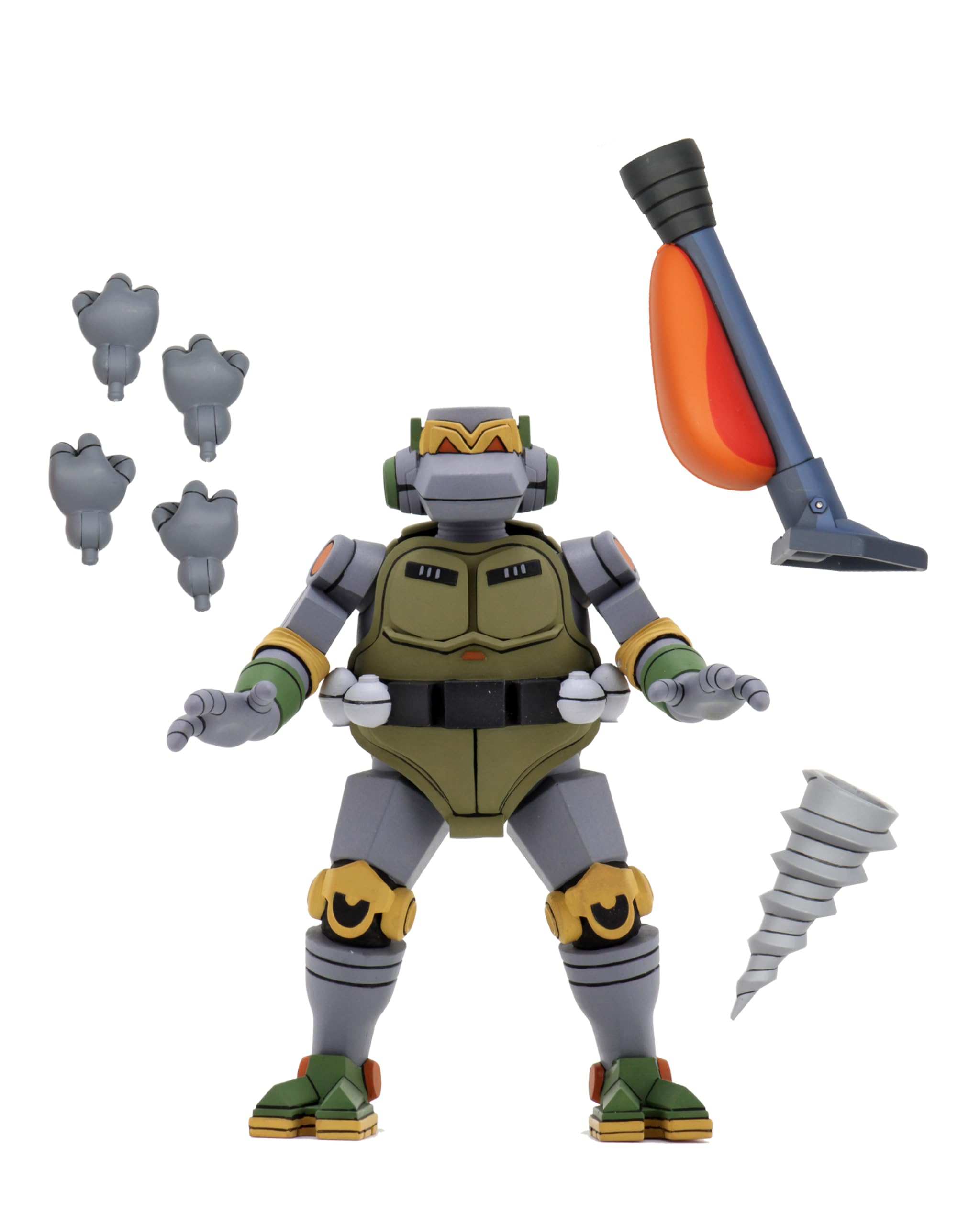 NECA 7" TMNT Cartoon Ultimate Metalhead Figure, (NECA54123)