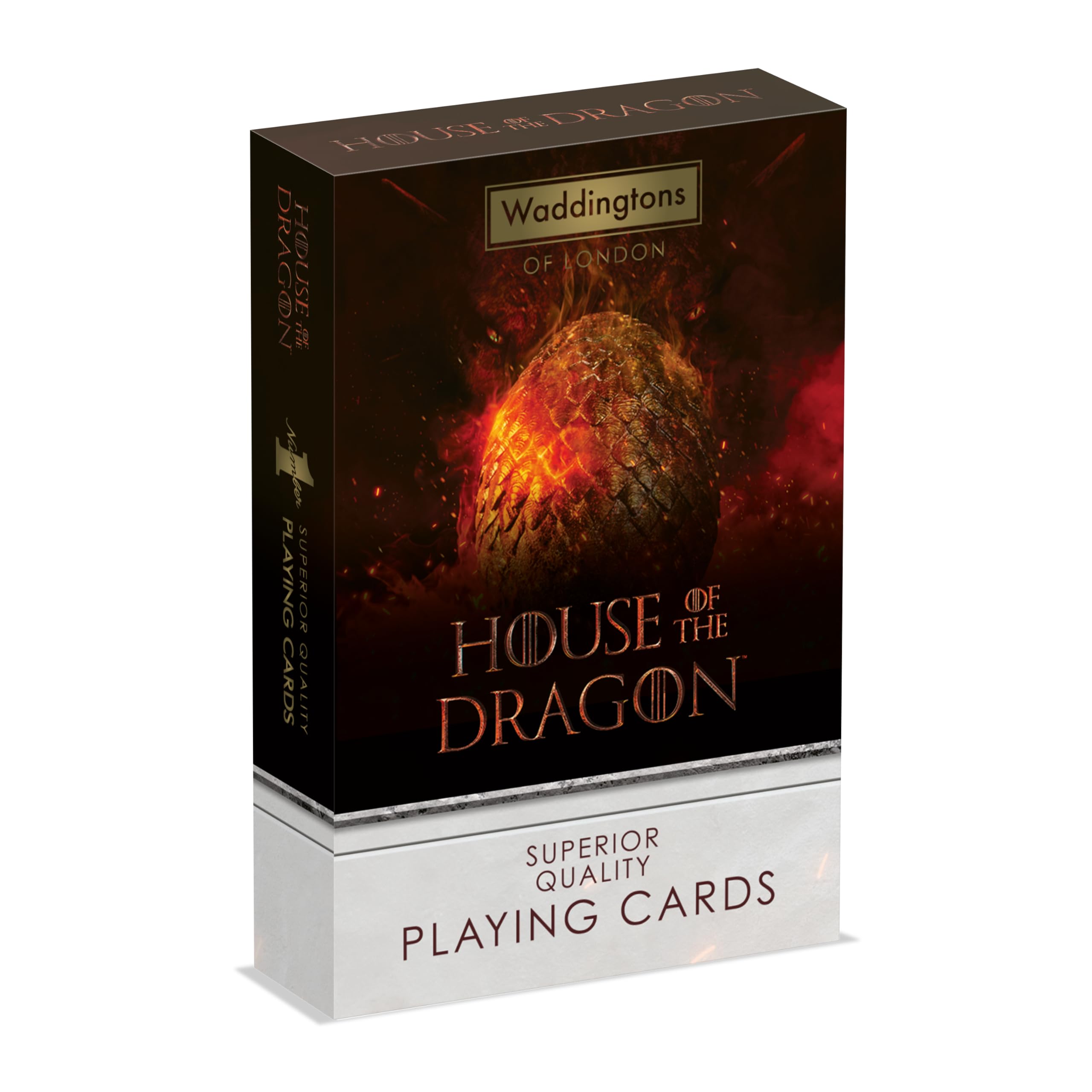 Waddingtons Number 1 House of the Dragon Playing Cards Game, Play with Prince Daemon Targaryen and Alicent Hightower, gift and toy for all ages