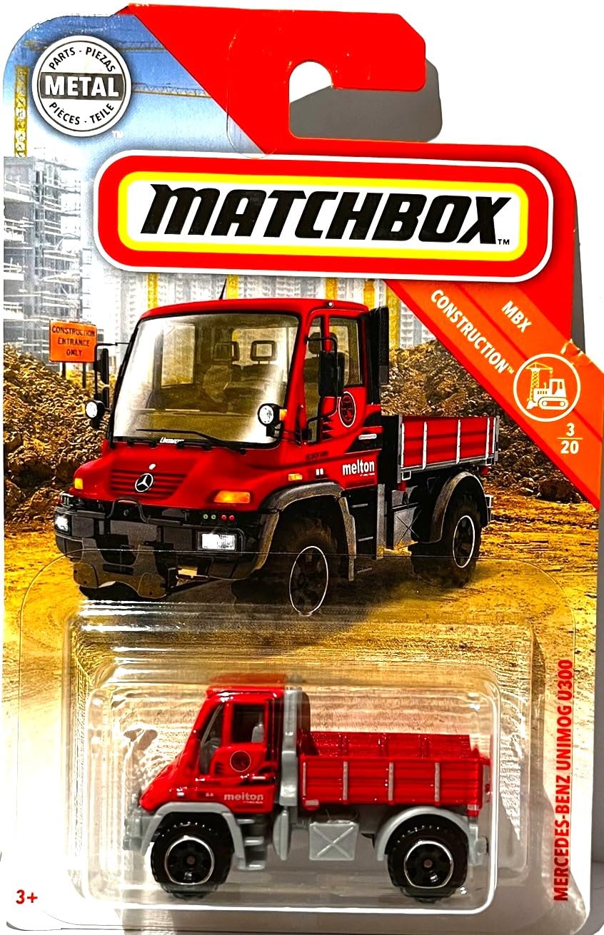 Matchbox Mercedes Benz Unimog U300, Construction 3/20 [red] 37/100