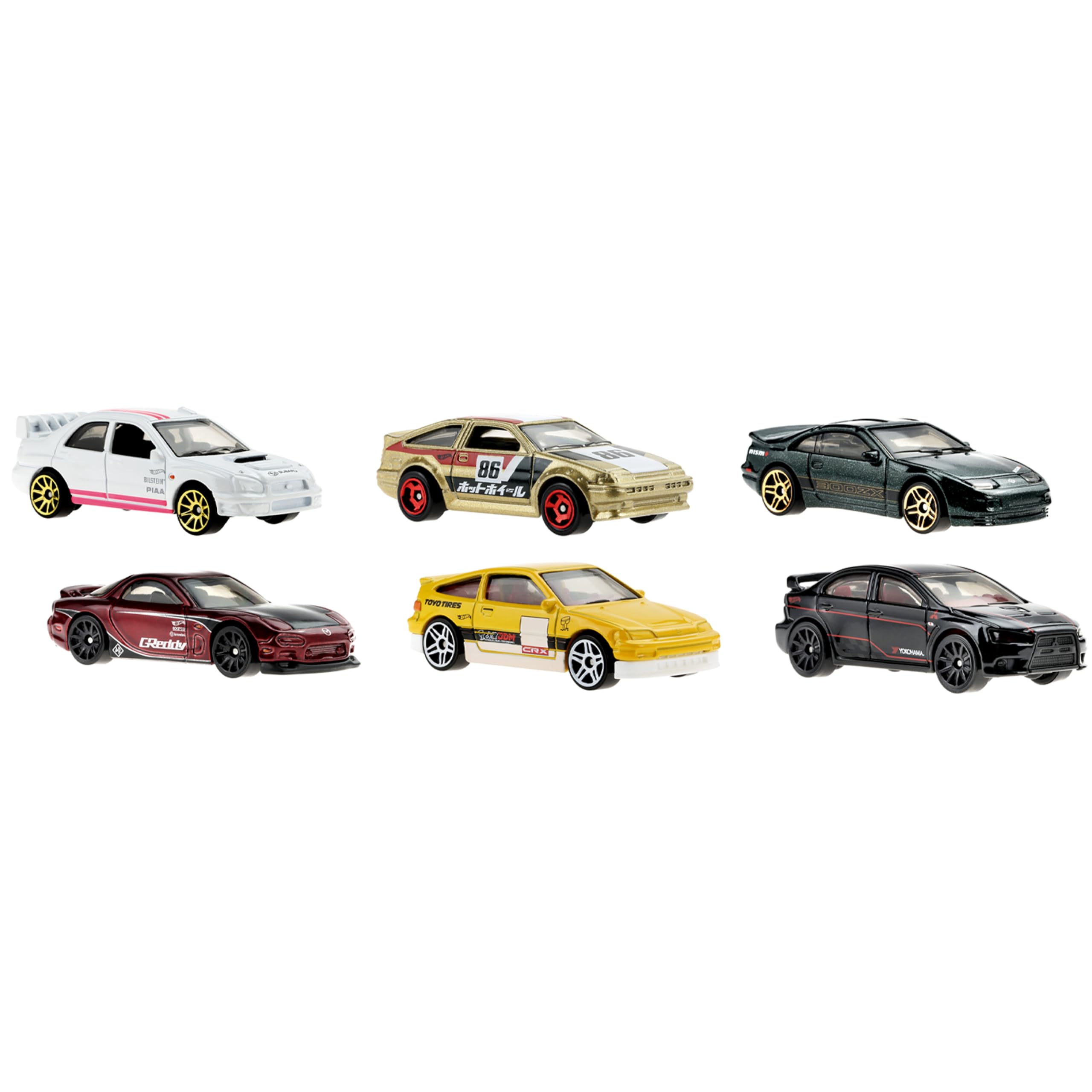 Hot Wheels Legends Tour Set of 6 cars HDH52