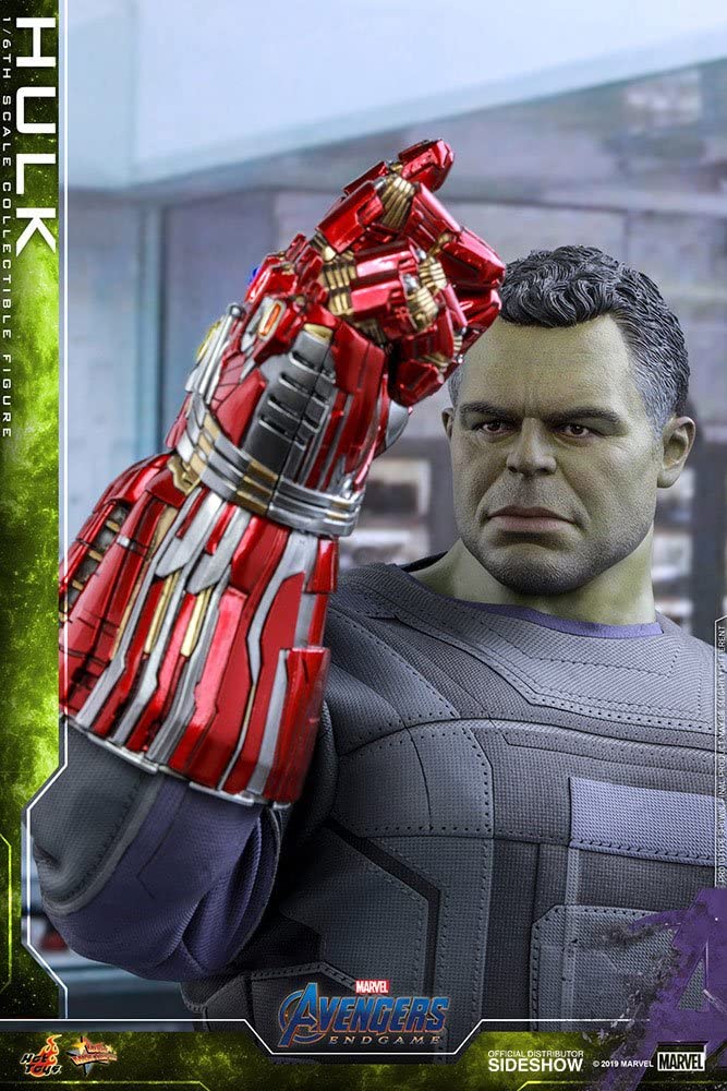 Hot Toys 1:6 Hulk with Gauntlet Figure from Avengers: Endgame, Multi-coloured