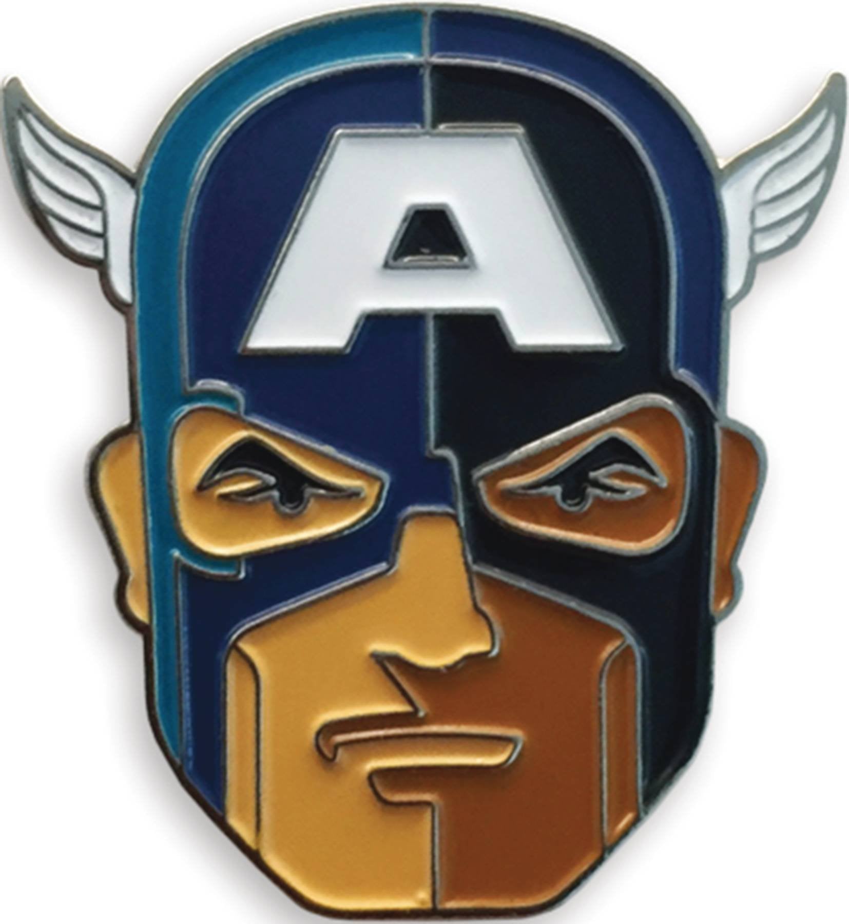 Marvel Captain America 1 inch Enamel Pin