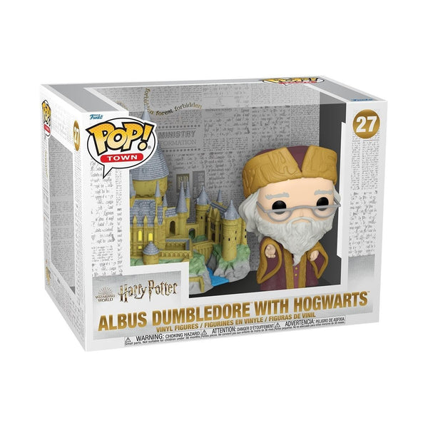 Funko Pop! Town: HP Anniversary - Albus Dumbledore With Hogwarts - Harry Potter - Collectable Vinyl Figure - Gift Idea - Official Merchandise - Toys for Kids & Adults - Movies Fans