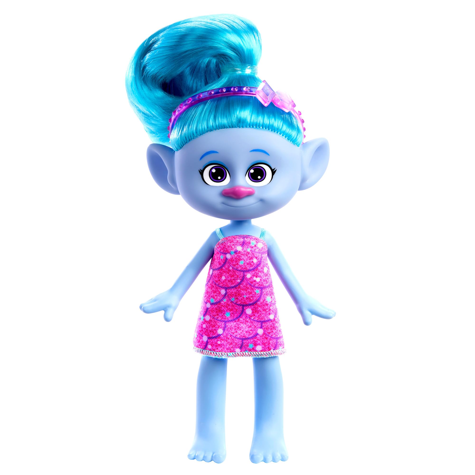 Mattel Trolls Band Together Trendsettin’ Fashion Dolls, Chenille with Vibrant Hair & Accessory, Toys Inspired by the Movie, HNF15