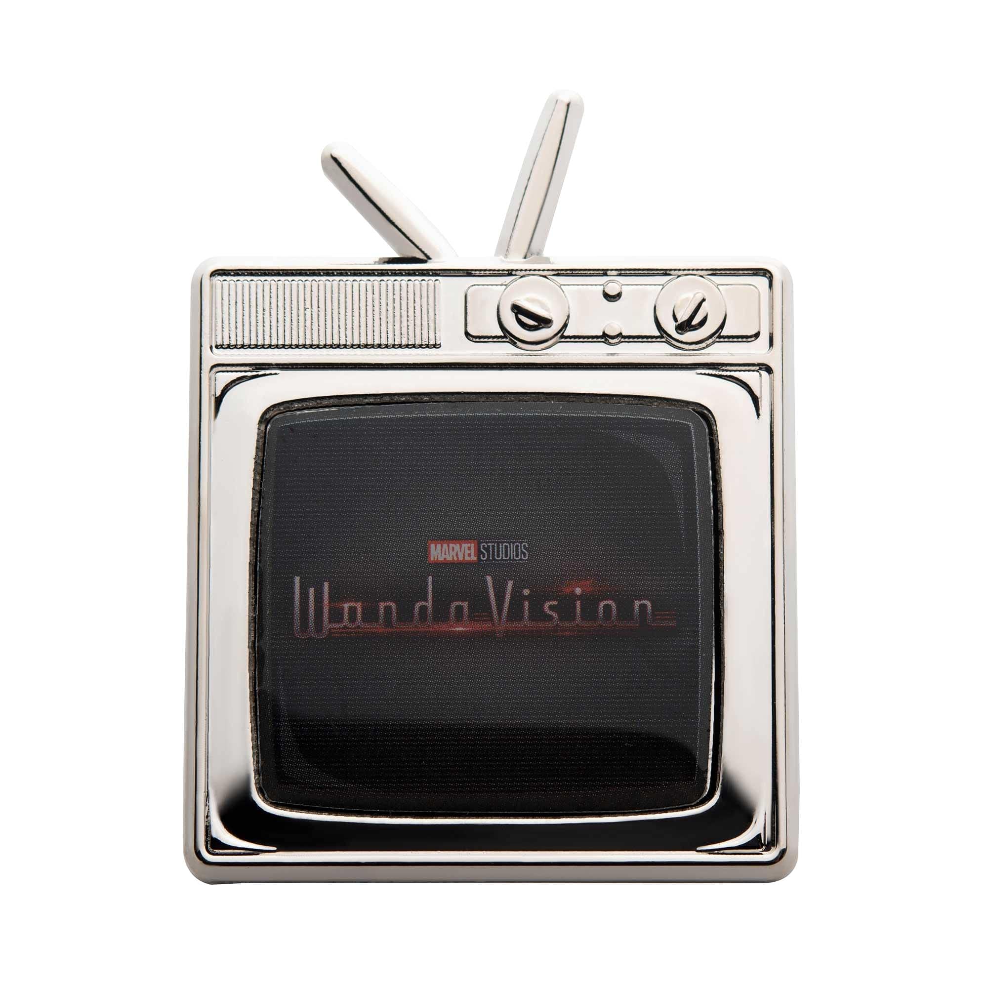 WANDA VISION TELEVISION LOGO PIN, Officially Licensed Original Marvel Studios & Disney+ TELEVISION LOGO Enamel Lapel Pin