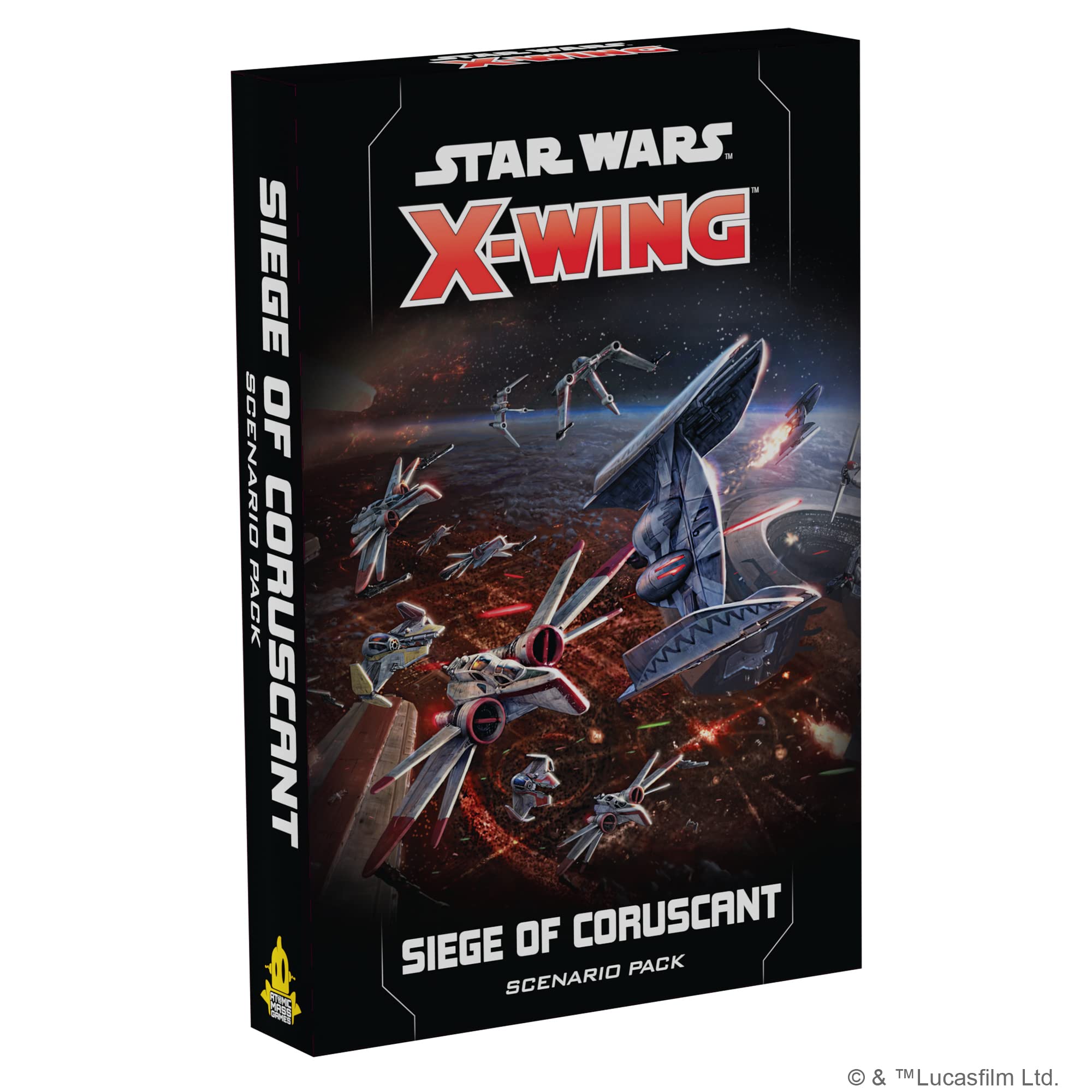 Atomic Mass Games Star Wars X-Wing 2nd Ed Siege Of Coruscant Battle Pack