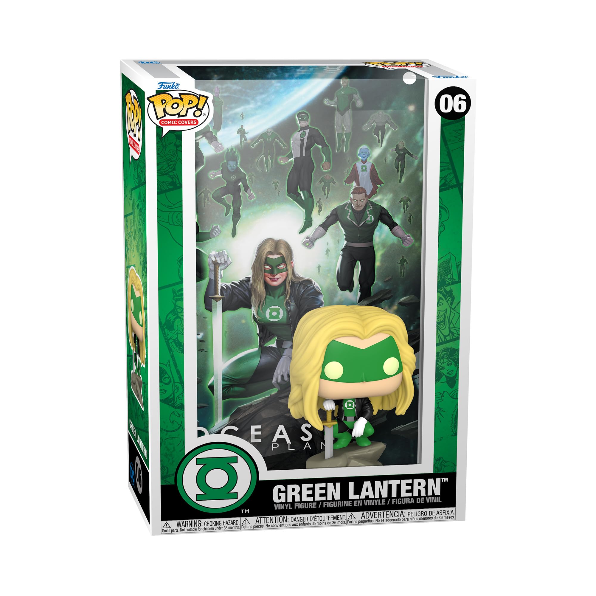 Funko Pop! Comic Cover: DC - DCeased Green Lantern - DC Comics - Collectable Vinyl Figure - Gift Idea - Official Merchandise - Toys for Kids & Adults - Comic Books Fans - Model Figure for Collectors