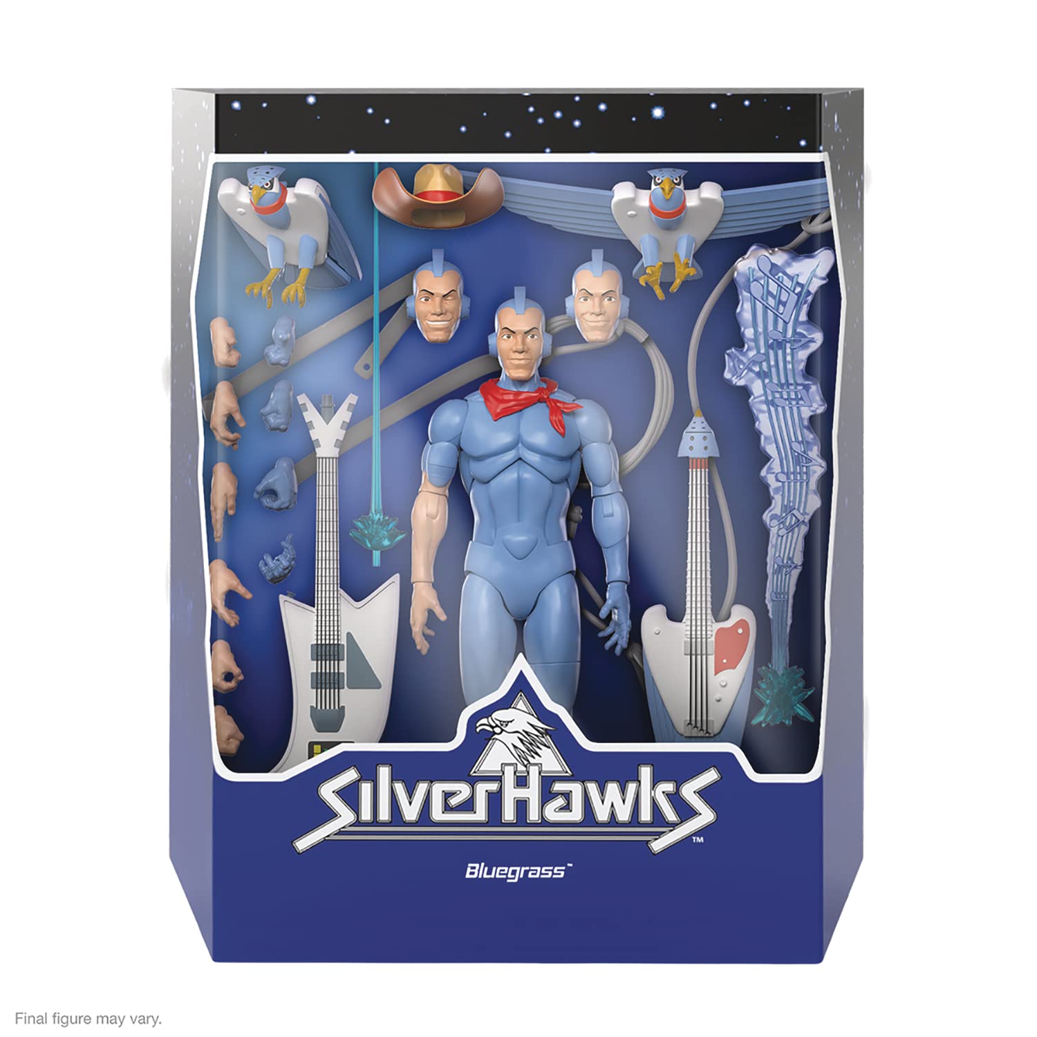 SUPER7 SilverHawks Ultimates: Bluegrass Action Figure