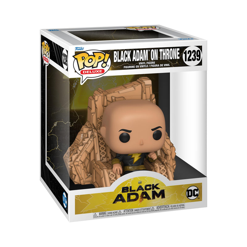 Funko POP! Deluxe: DC - Black Adam on Throne - Collectable Vinyl Figure - Gift Idea - Official Merchandise - Toys for Kids & Adults - Movies Fans - Model Figure for Collectors and Display