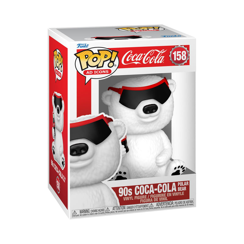 Funko Pop! Ad Icons: Coca-Cola - Polar Bear - (90's) - Collectable Vinyl Figure - Gift Idea - Official Merchandise - Toys for Kids & Adults - Ad Icons Fans - Model Figure for Collectors and Display