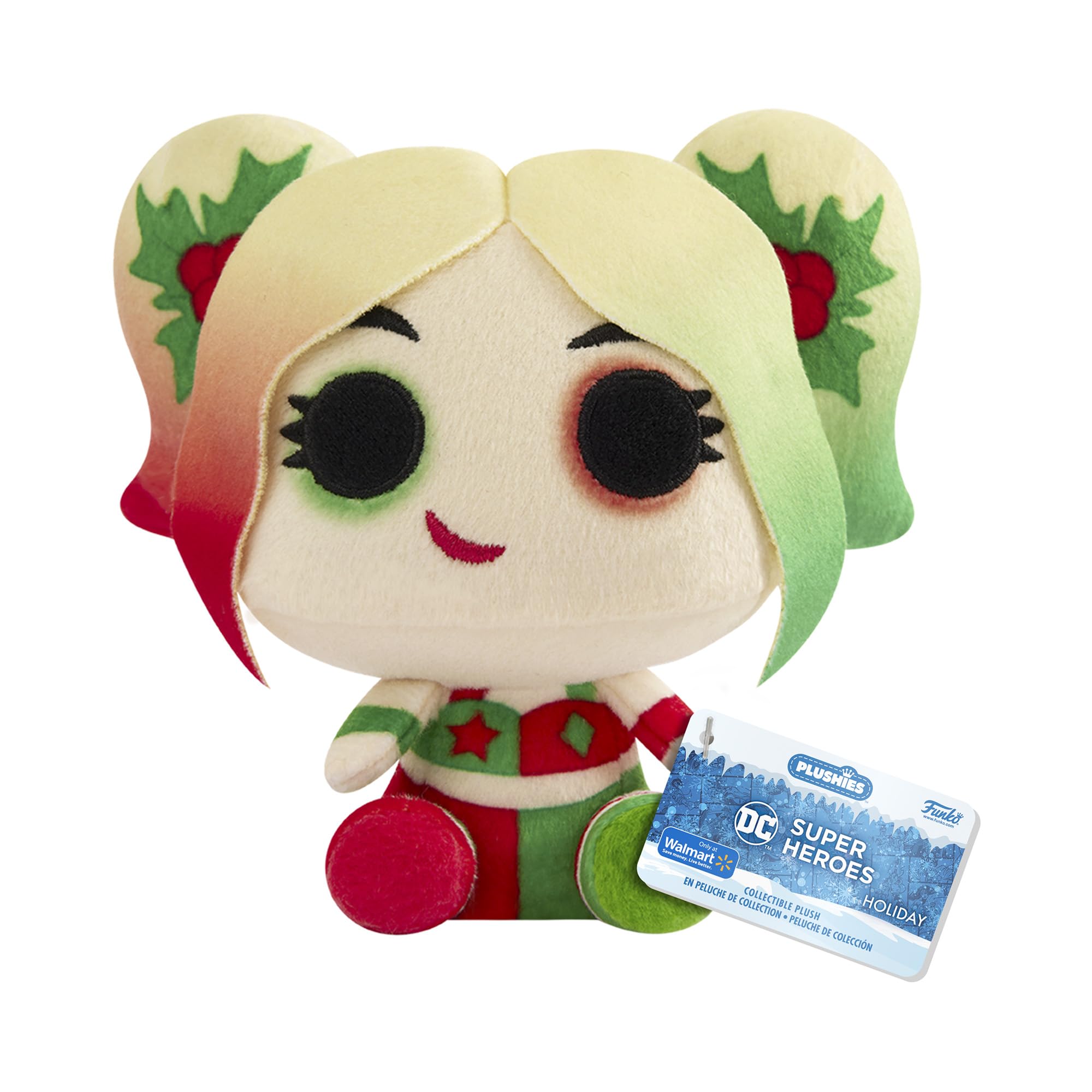 Funko Pop! Plush: DC Holiday - 4" Harley Quinn - DC Comics - Collectable Soft Toy - Birthday Gift Idea - Official Merchandise - Stuffed Plushie for Kids and Adults - Ideal for Comic Books Fans