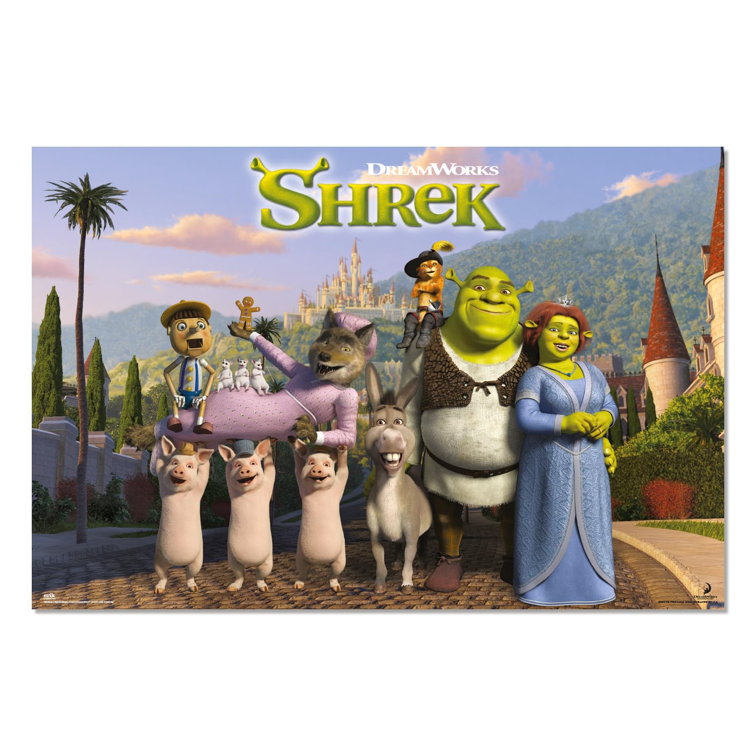 Grupo Erik Shrek Poster - 36 x 24 inches / 91.5 x 61 cm - Shipped Rolled Up - Cool Posters - Art Poster - Posters & Prints - Wall Posters