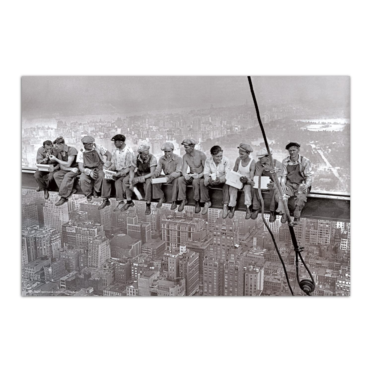 Grupo Erik New York Lunch On A Skyscraper Poster - 36 x 24 inches / 91.5 x 61 cm - Shipped Rolled Up - Cool Posters - Art Poster - Posters & Prints - Wall Posters