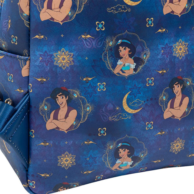 Loungefly Disney Aladdin and Jasmine Double Strap Shoulder Bag Purse