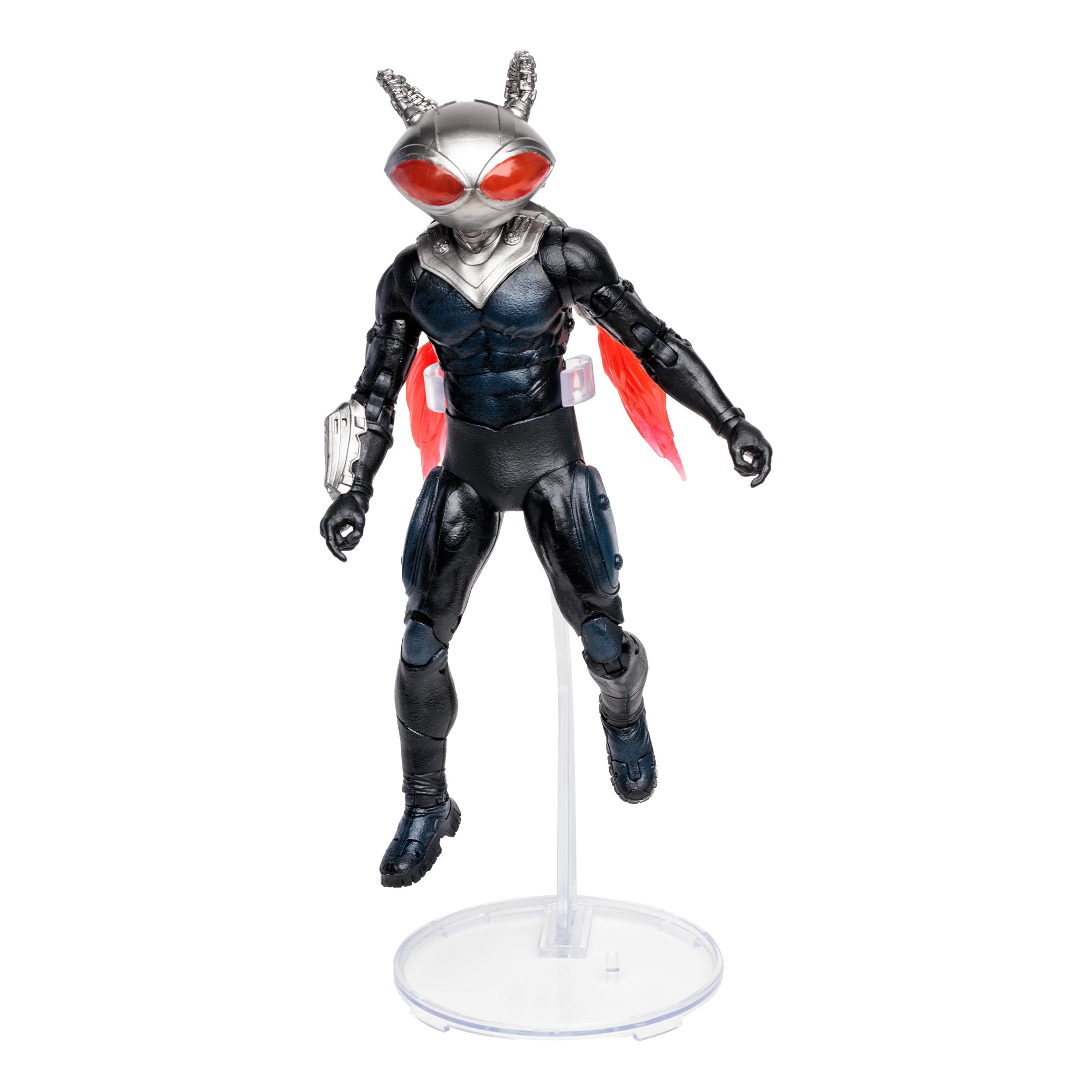 McFarlane Toys DC Multiverse Black Manta 7-Inch Action Figure - Incredibly Detailed Archenemy with Ultra Articulation, Jet Pack, Flames, and Collectible Art Card