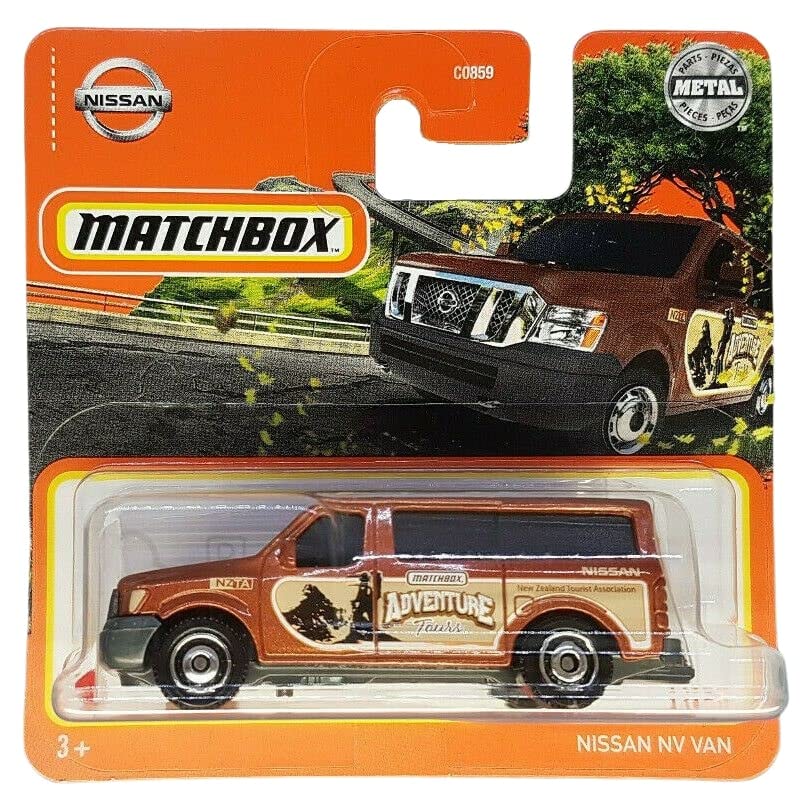 Matchbox - Nissan NV Van - Adventure Tours - MB 1/100 - HFT00 - Short Card - Superfast - Lesney - Mattel 2022